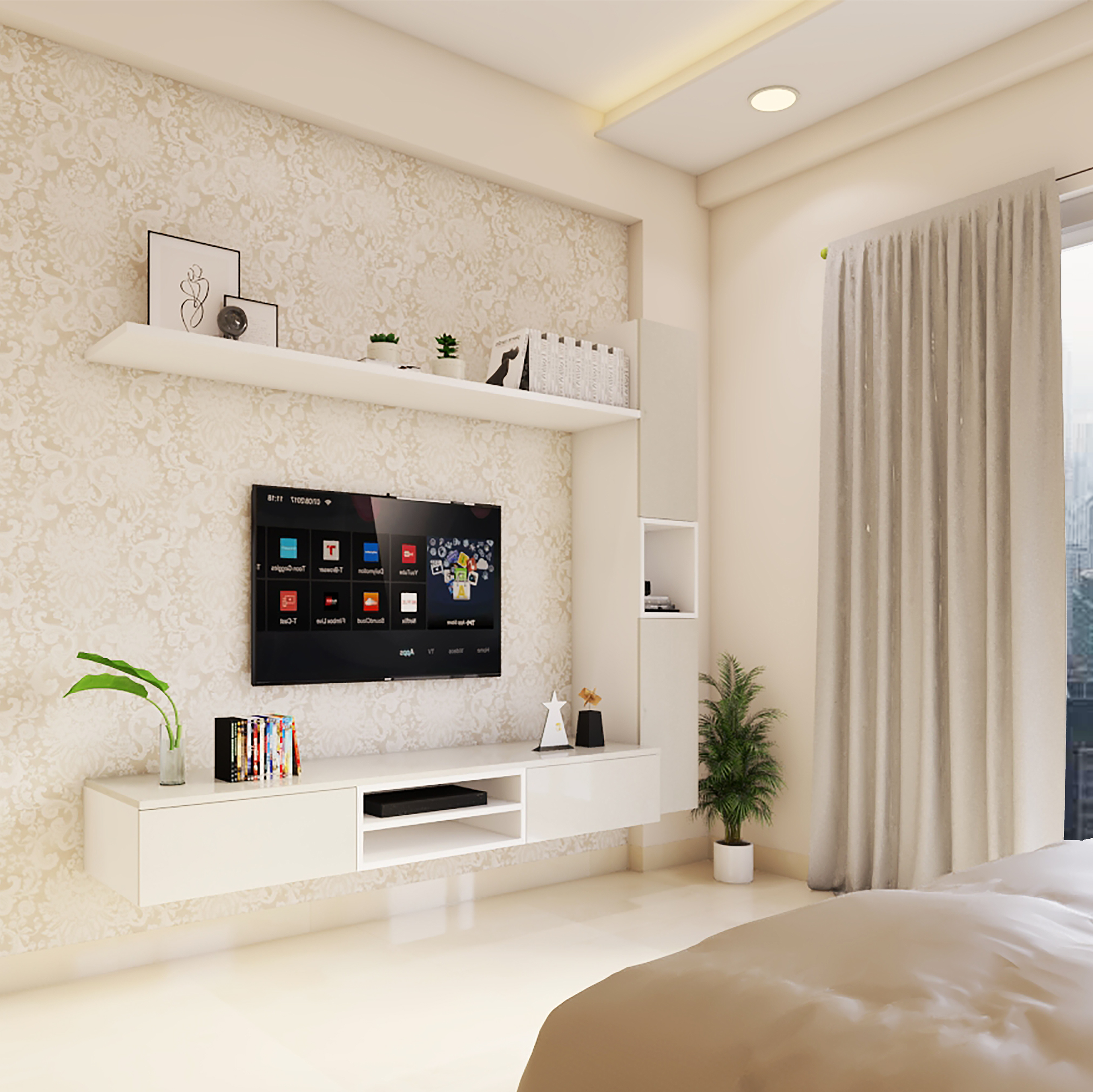 Modern Master Bedroom - Livspace