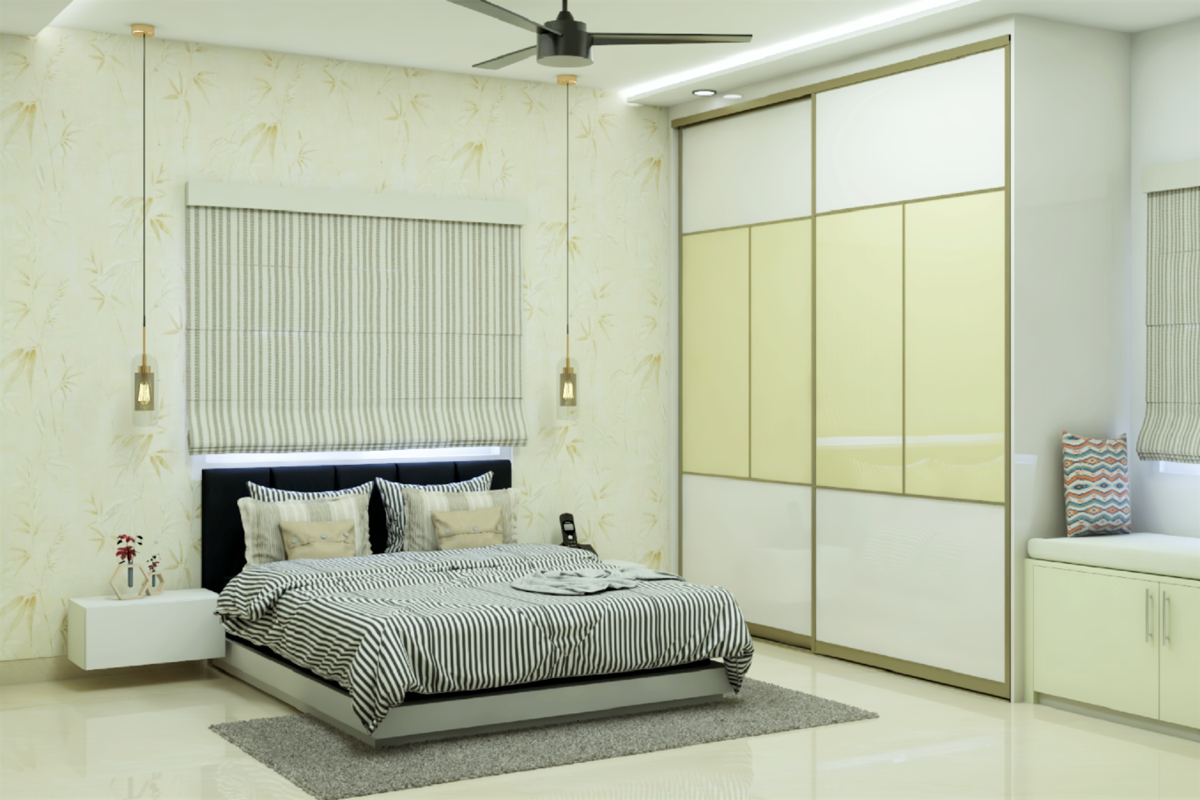 Spacious Master Bedroom - Livspace