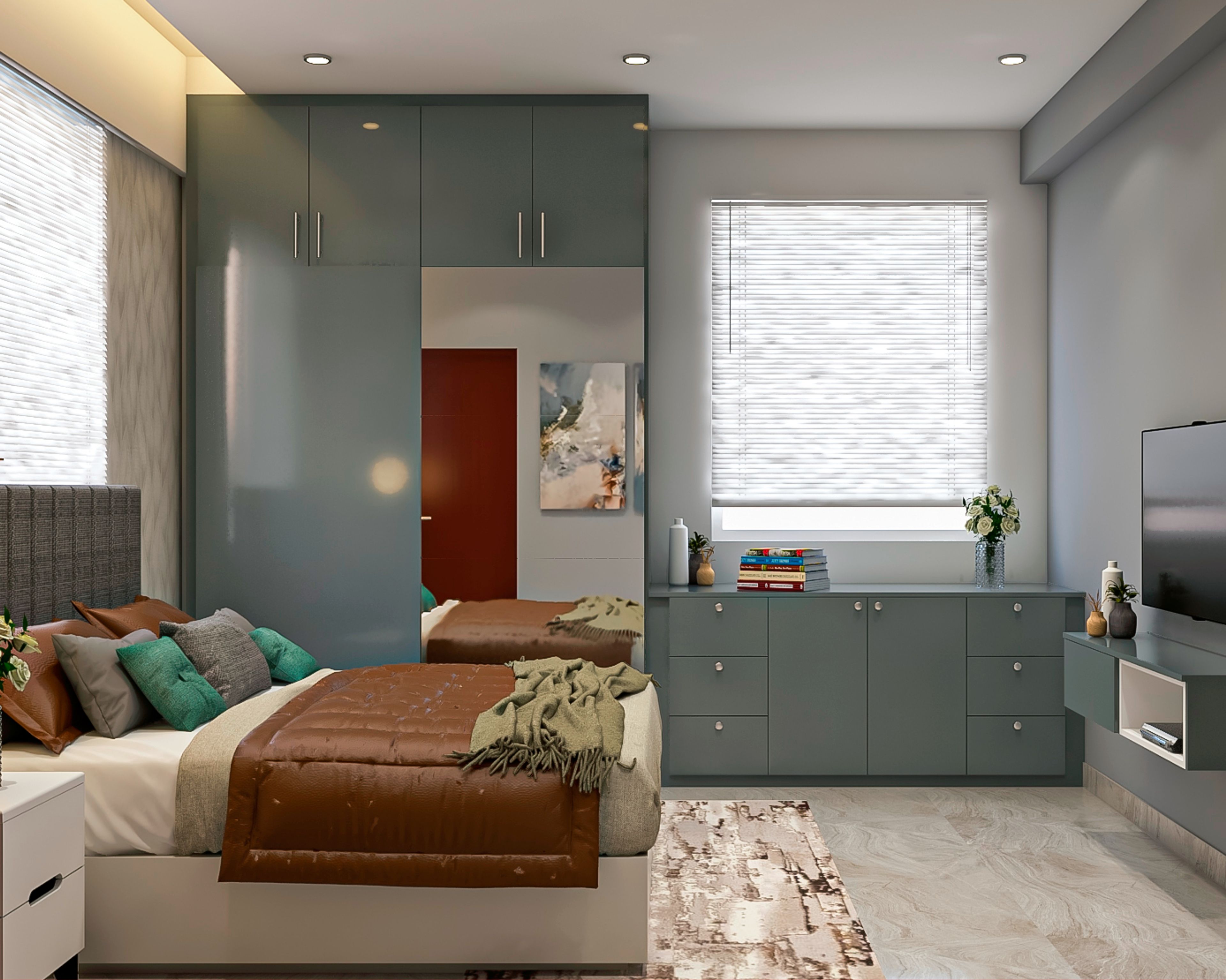 Modern Master Bedroom - Livspace