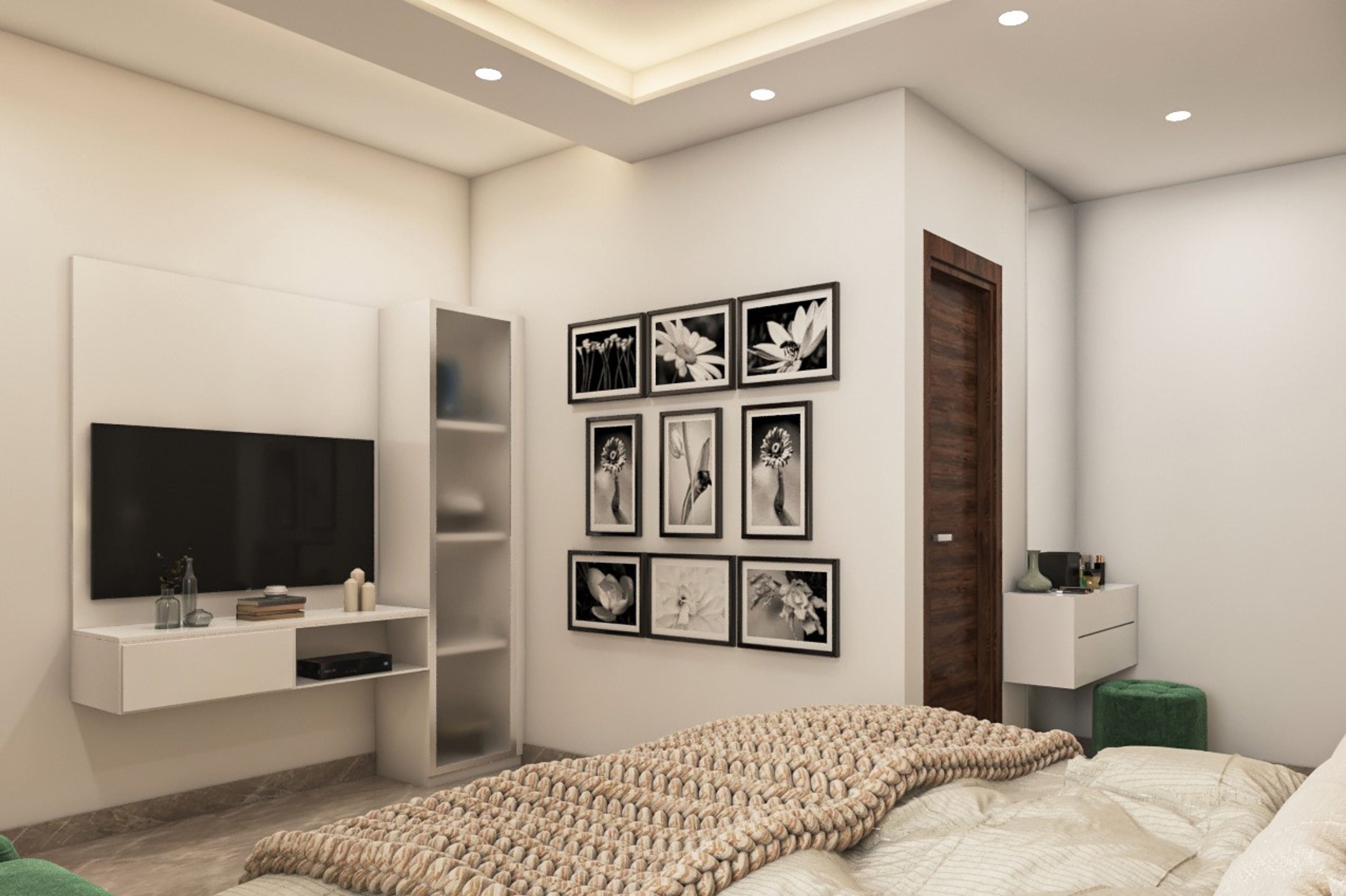 Contemporary Master Bedroom - Livspace