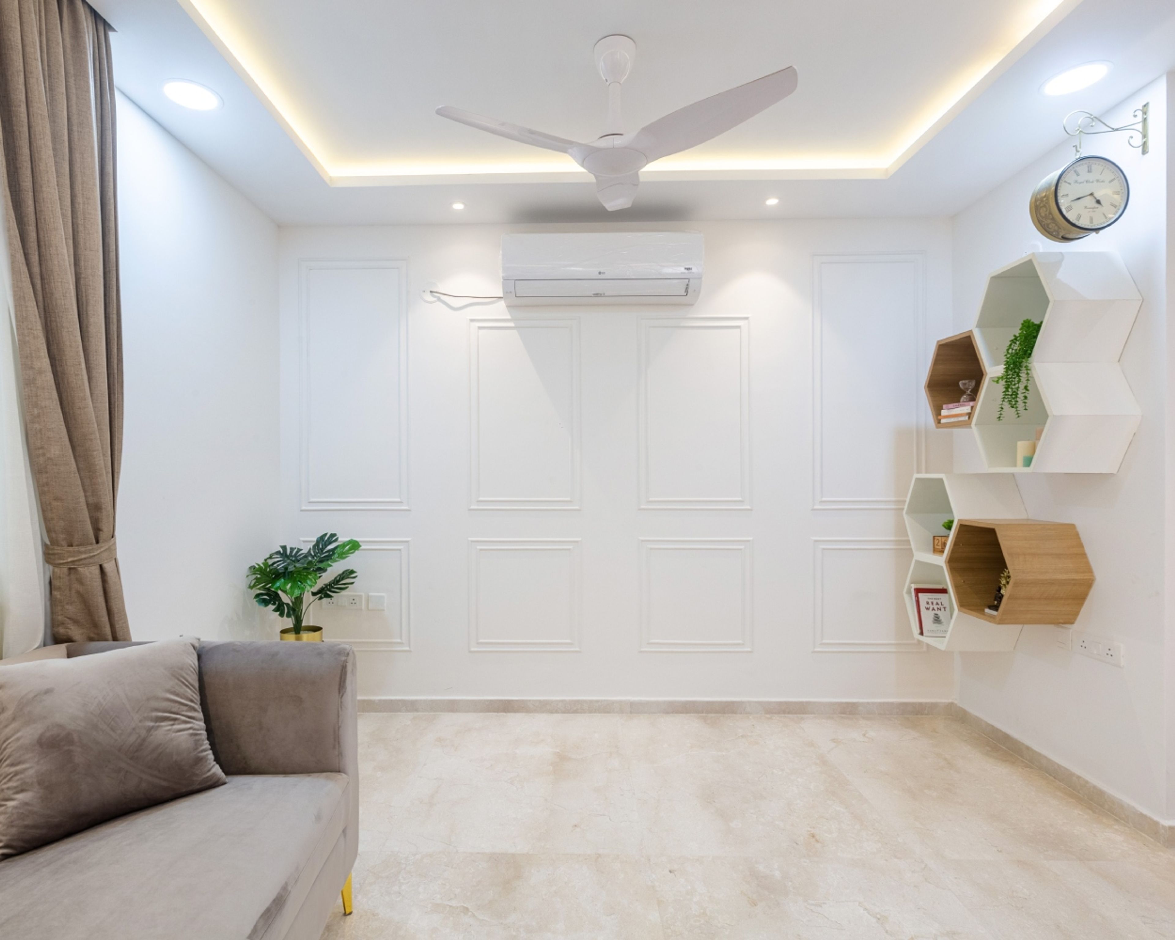 Modern Rectangular False Ceiling Design