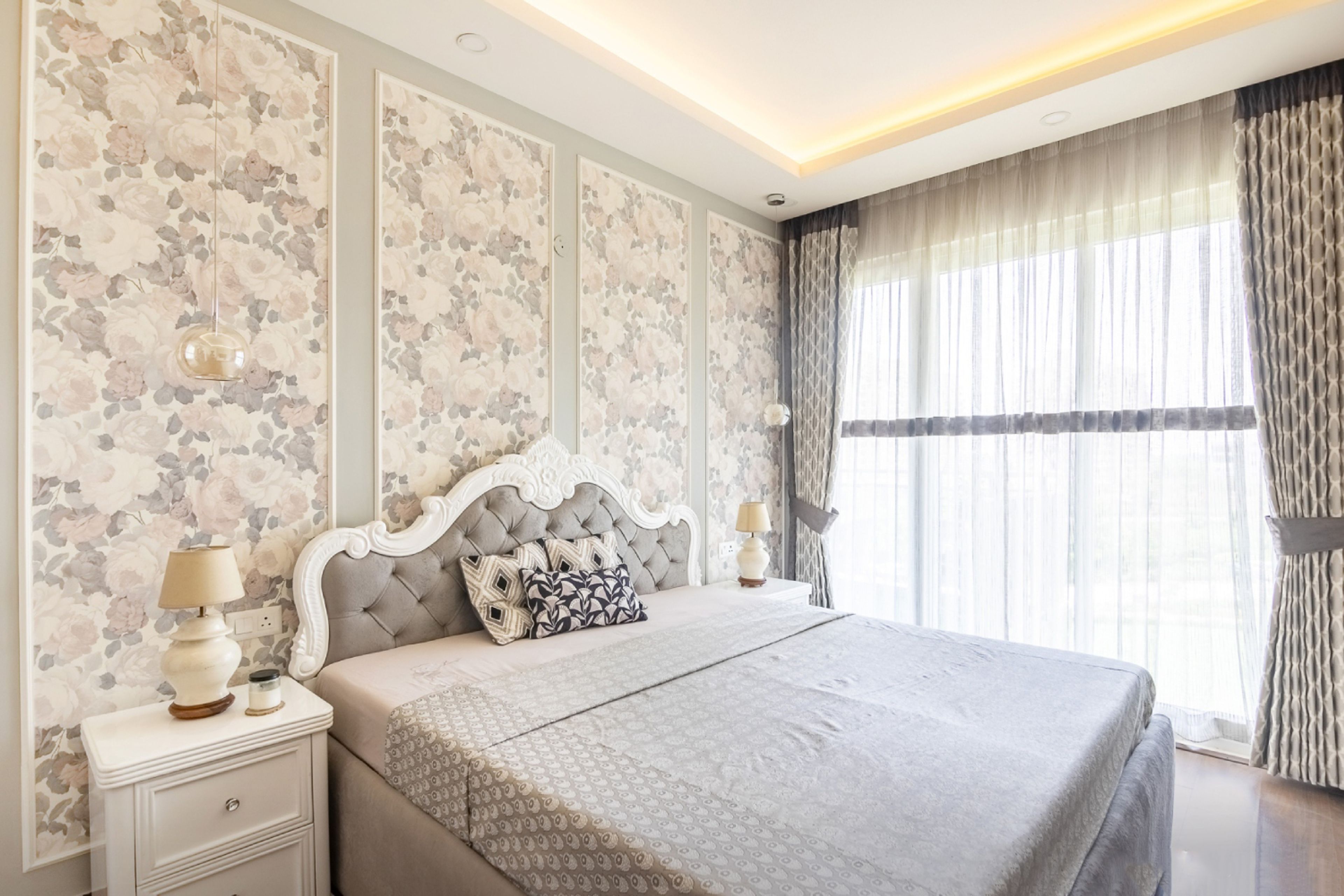 Modern POP Ceiling Design For Bedrooms With A Paint Finish