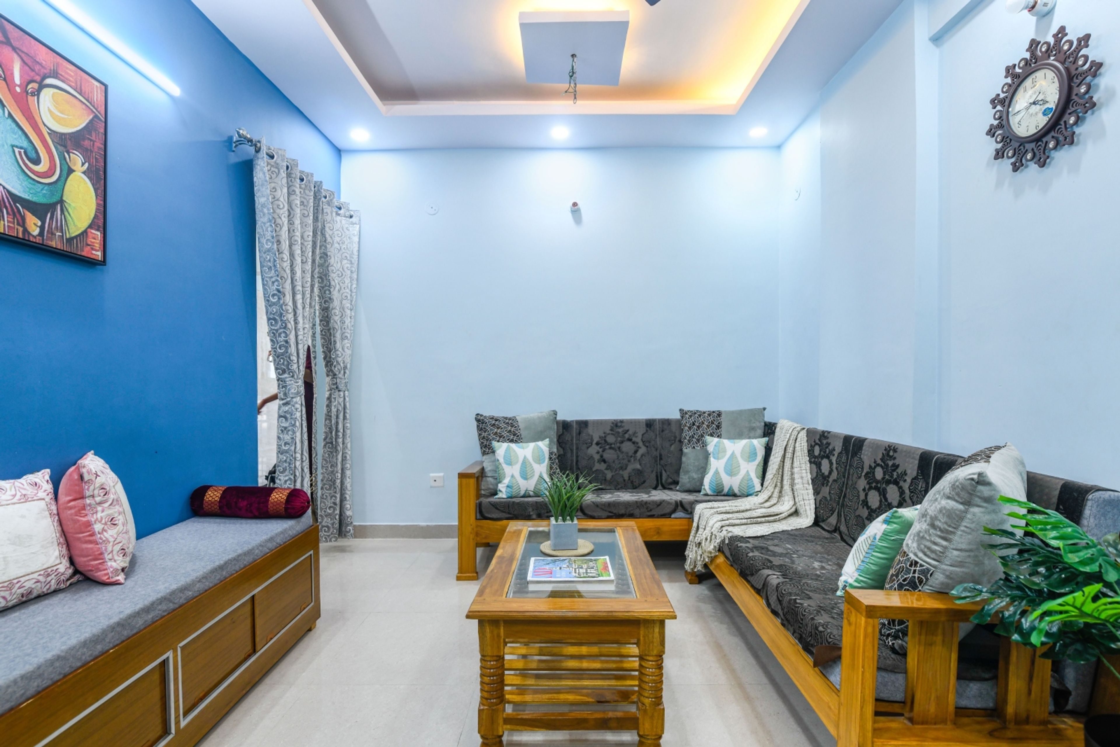 Multilayered Modern False Ceiling Design For Living Rooms