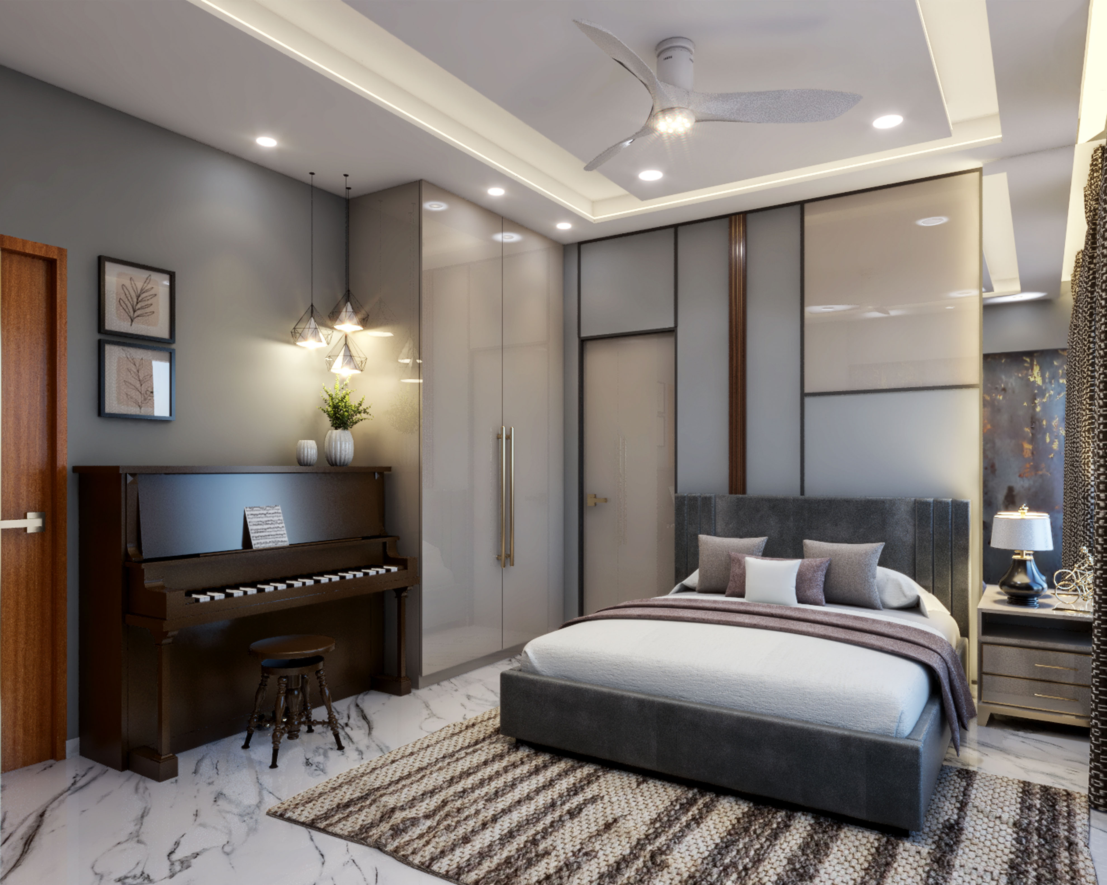 Modern False Ceiling - Livspace