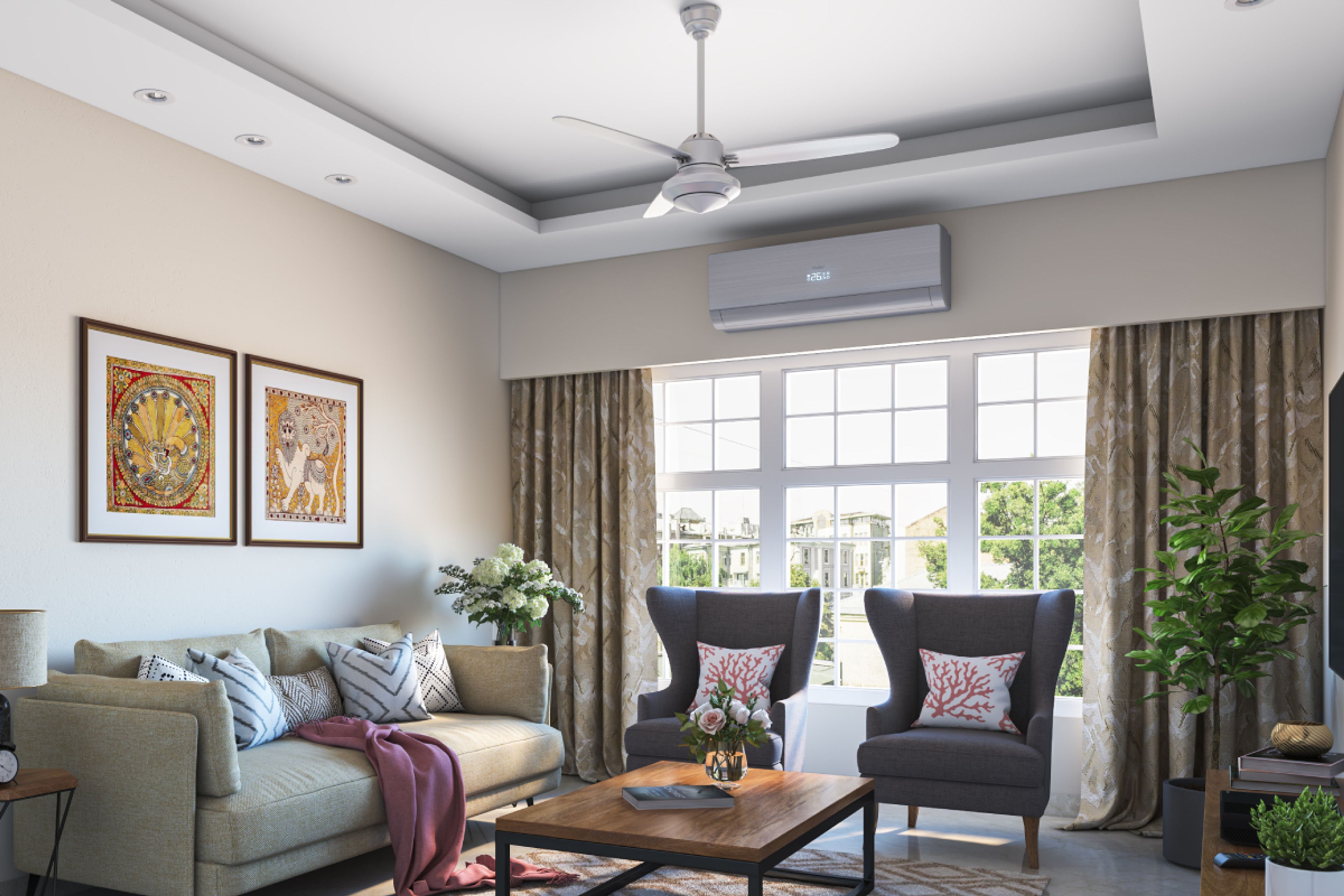 Modern Rectangle Gypsum Peripheral Ceiling Design