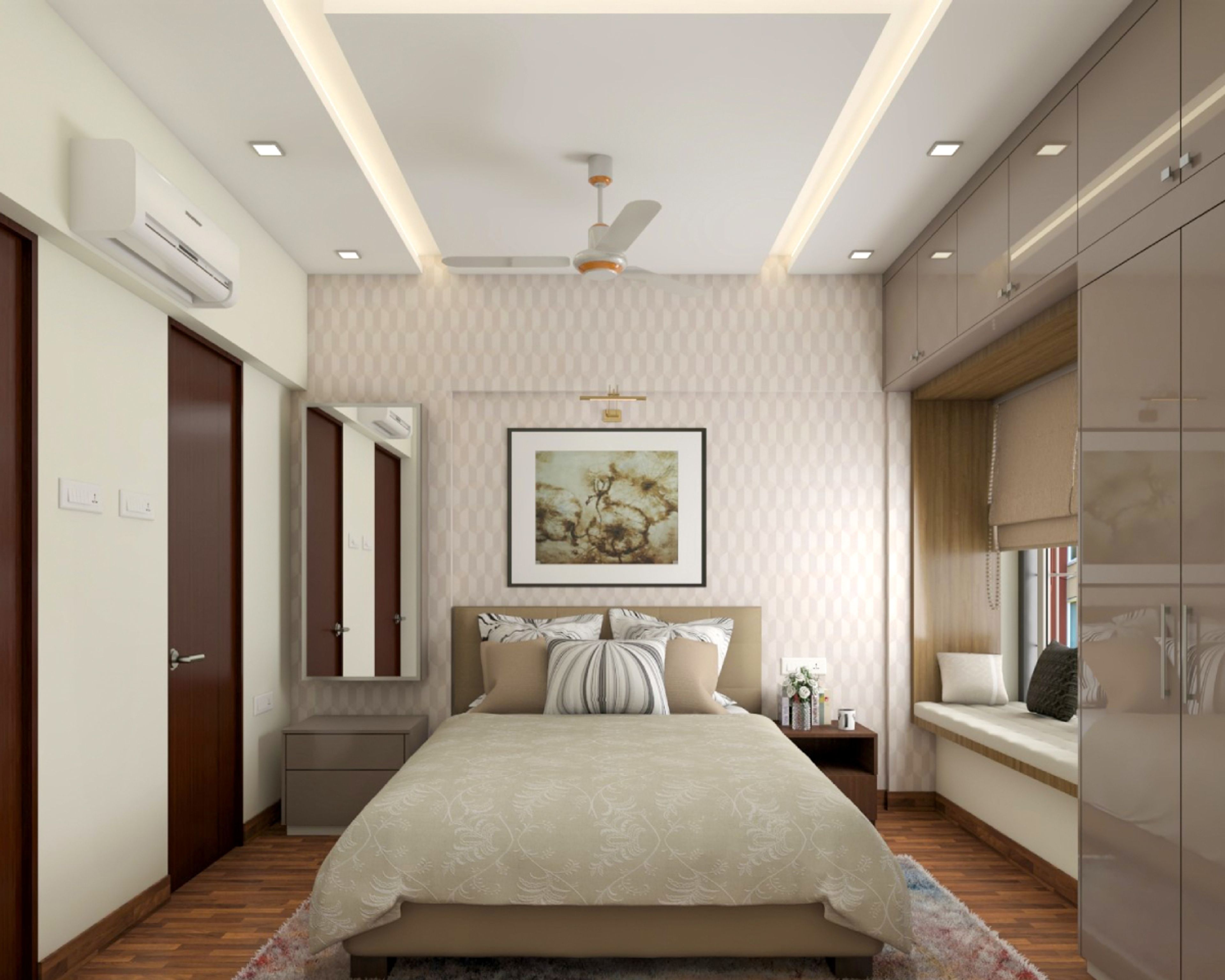 Single-Layered Gypsum Ceiling - Livspace