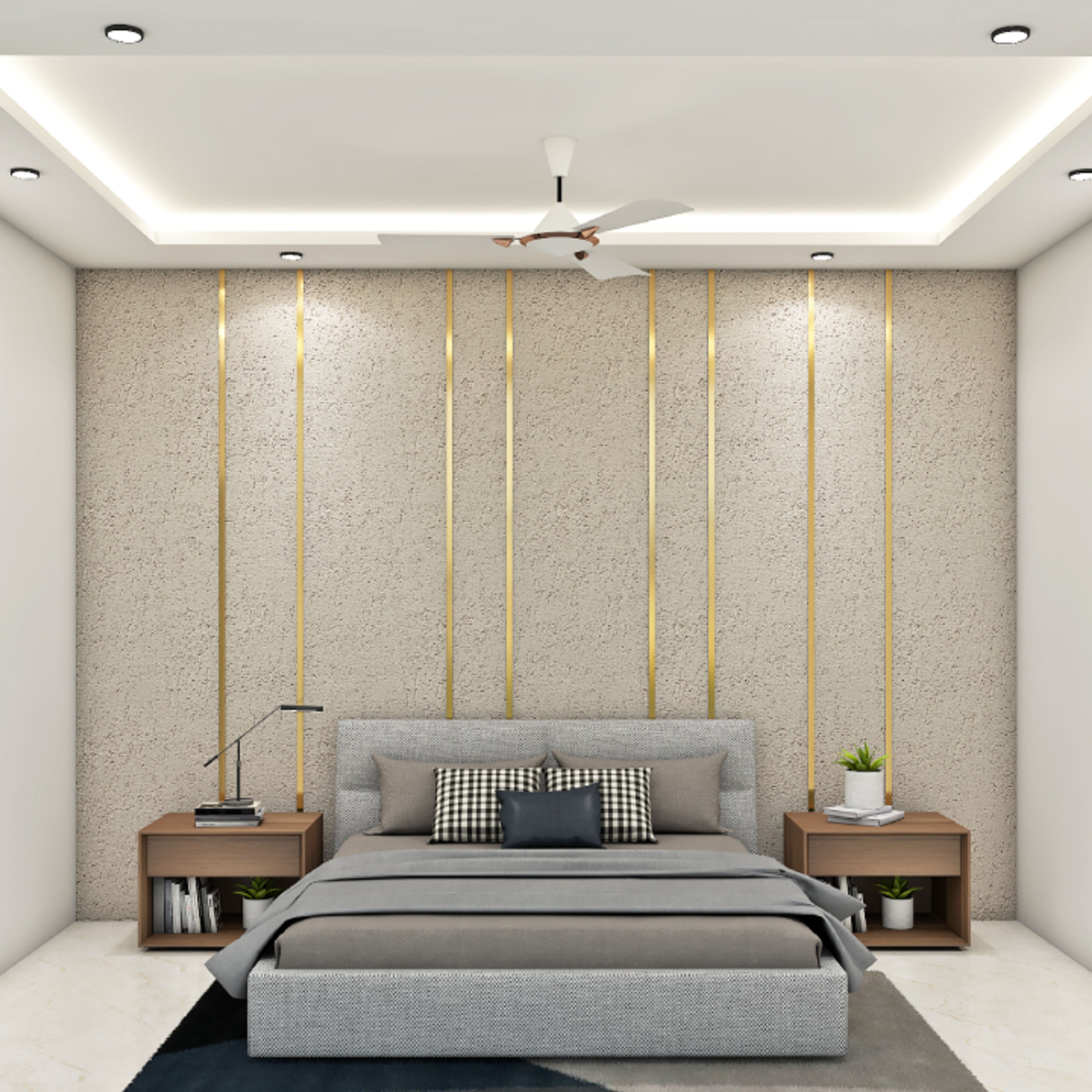 Modern Peripheral False Ceiling - Livspace
