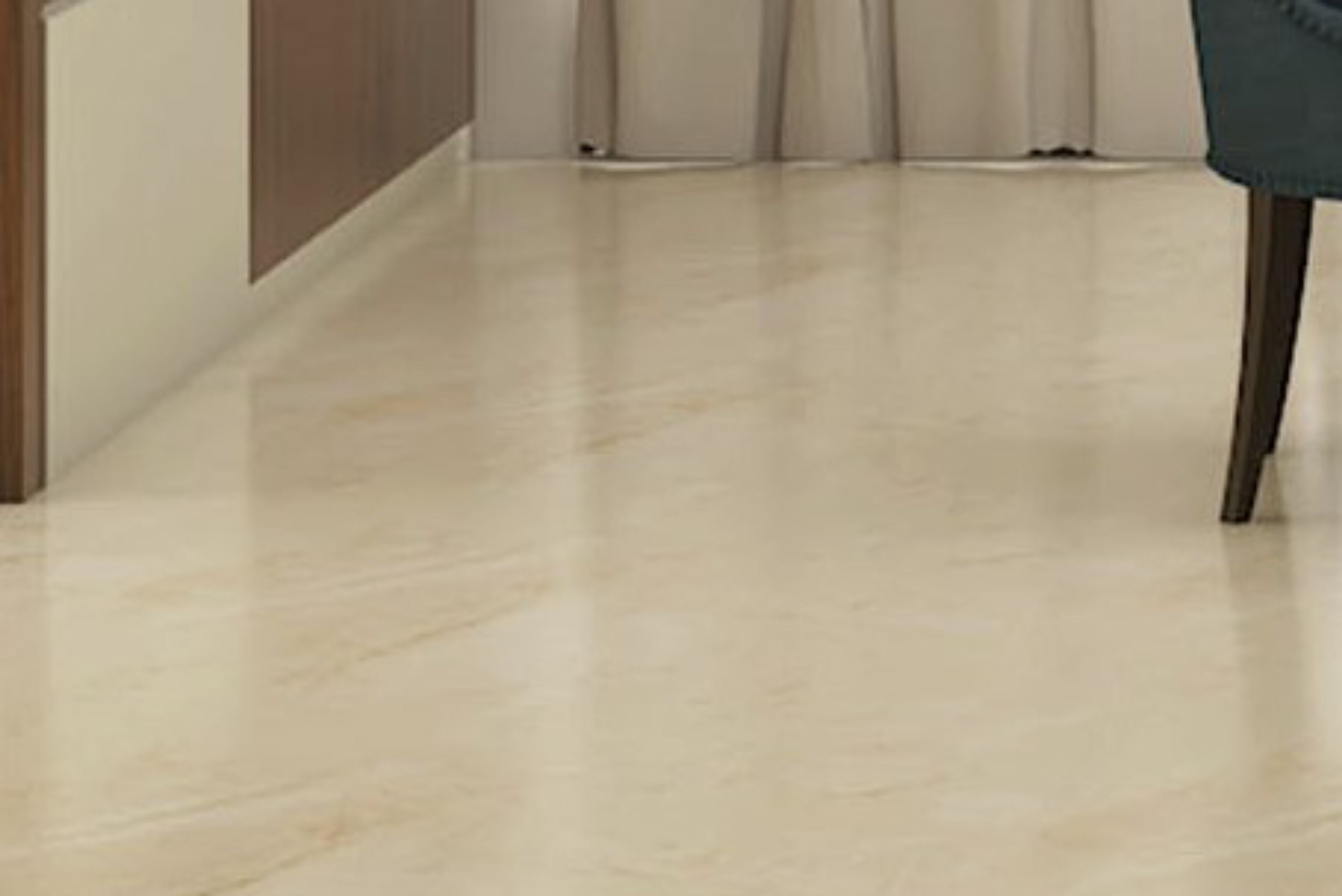 Glossy Beige Flooring Design - Livspace