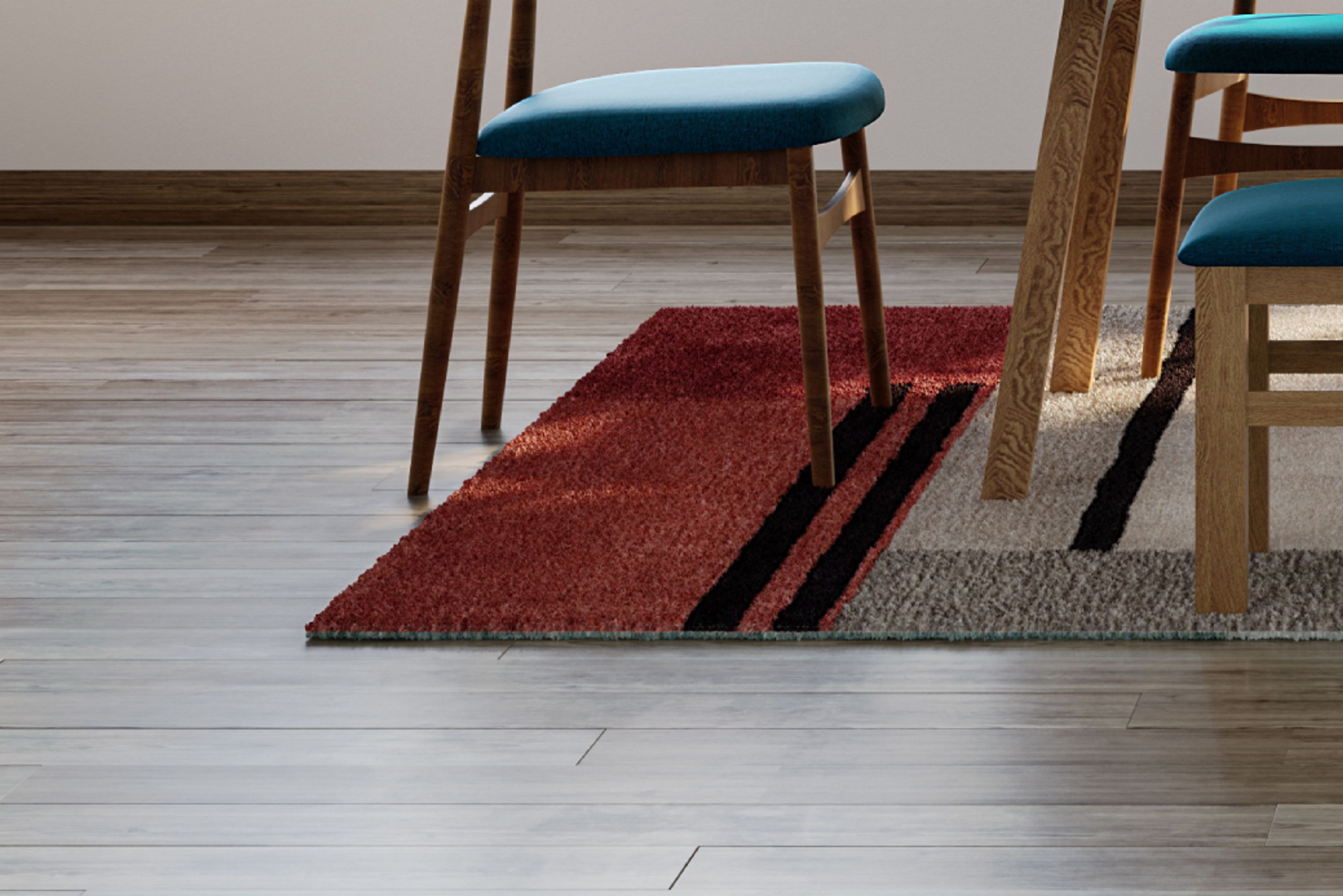 Rectangular Brown Flooring Tiles With A Wooden Finish - Livspace