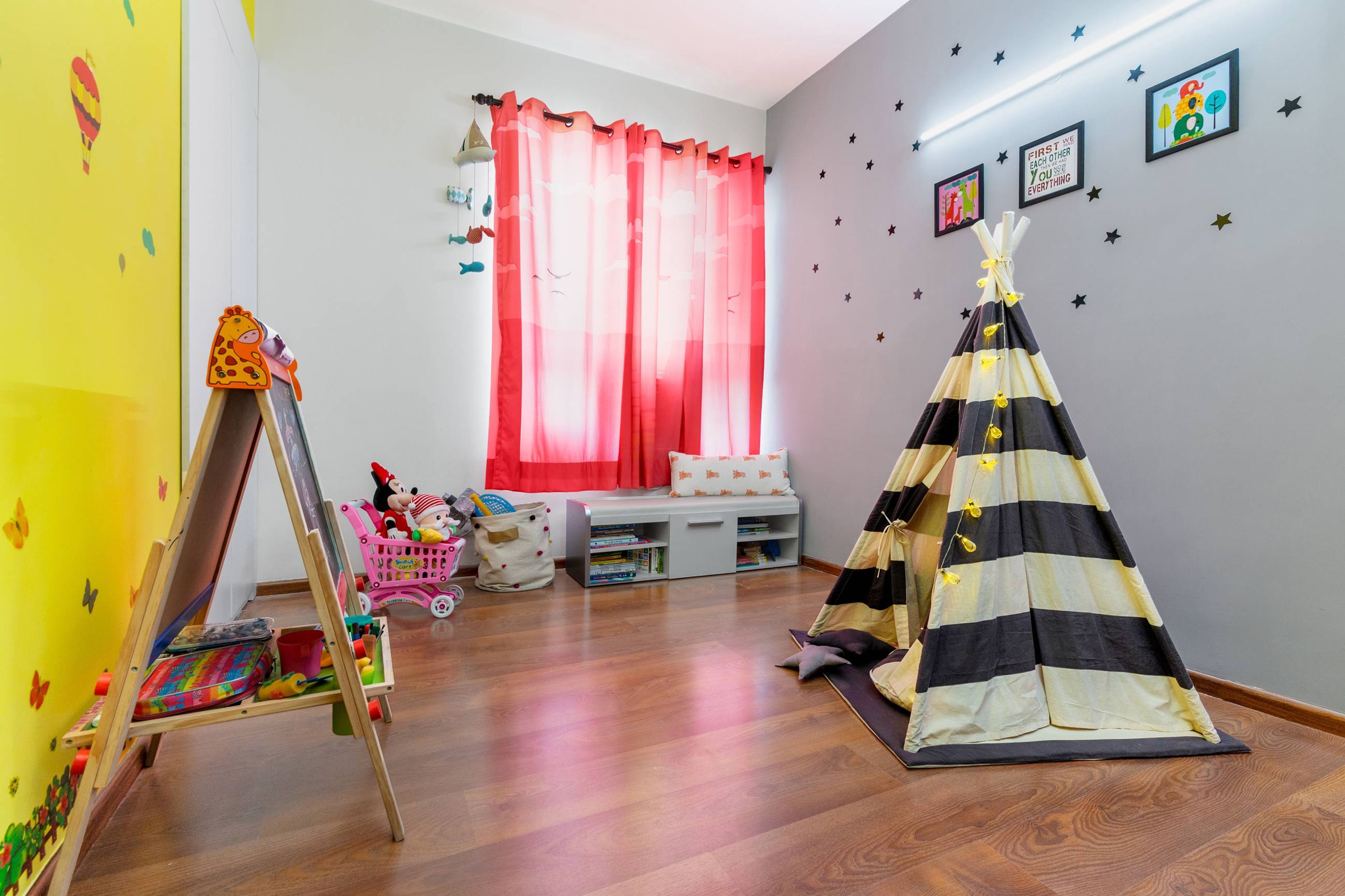 Modern Kids Bedroom Design With A Playful Multipurpose Tent