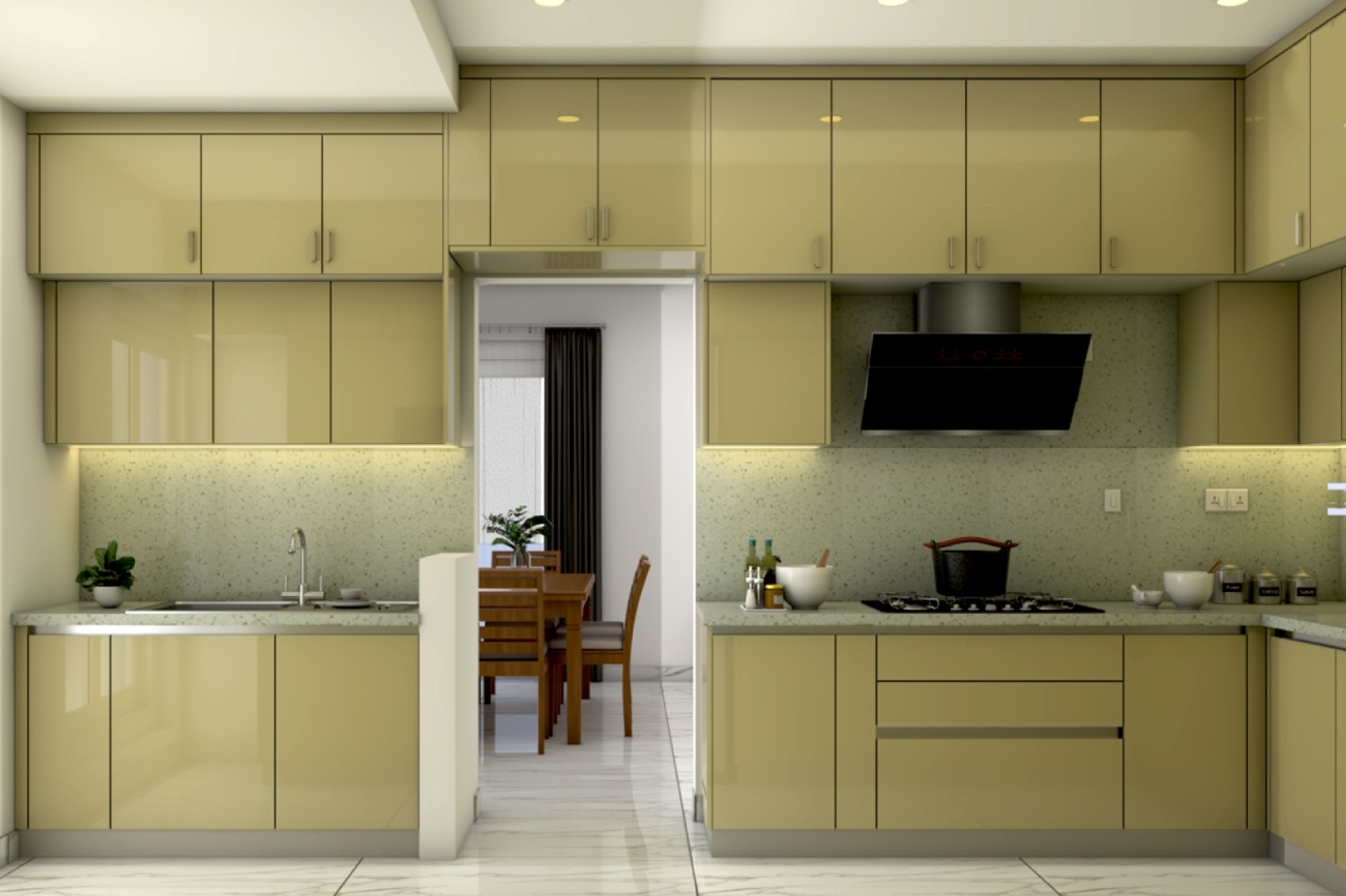 Quartz Tiles Design For Kitchens