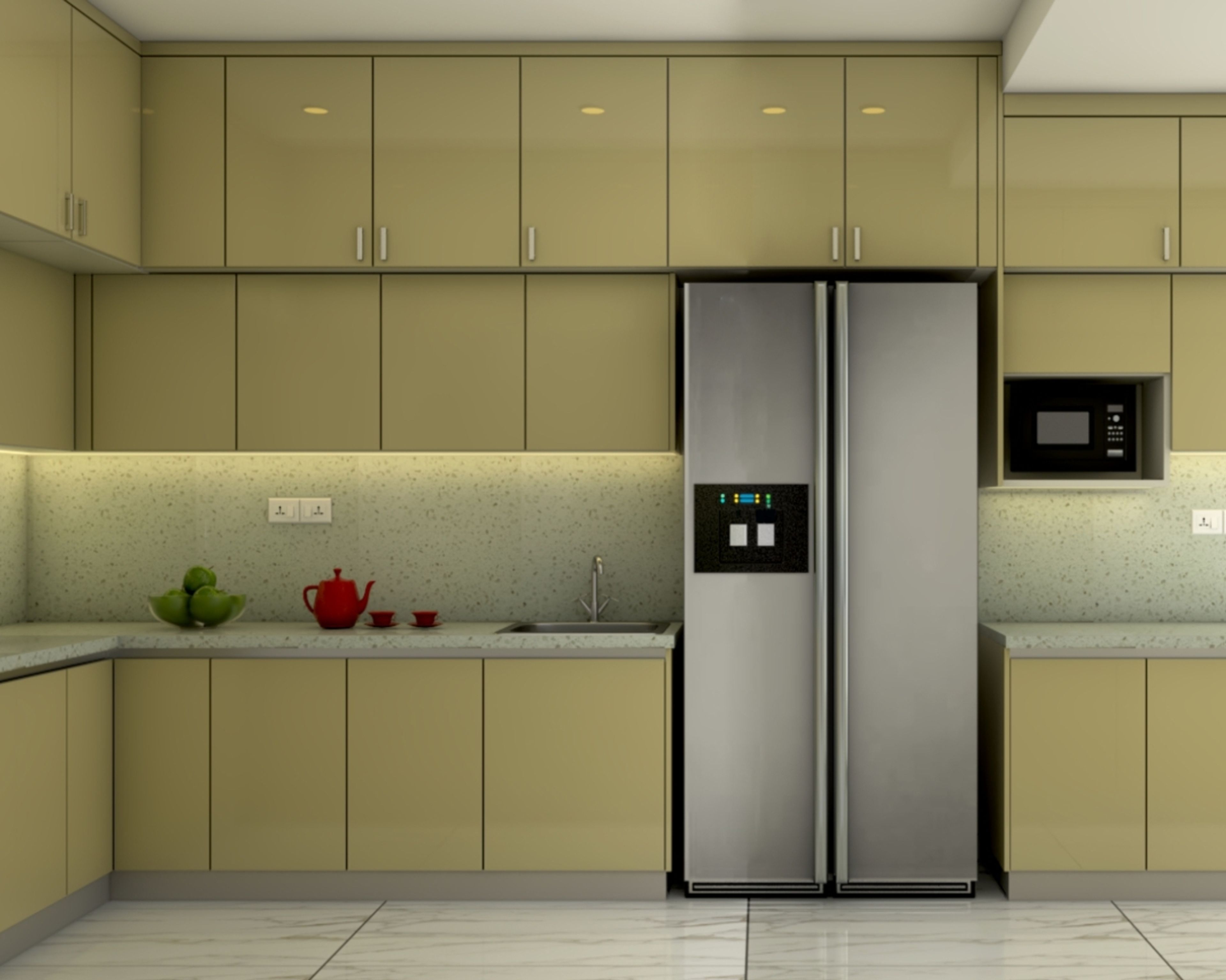 Quartz Tiles Design For Kitchens