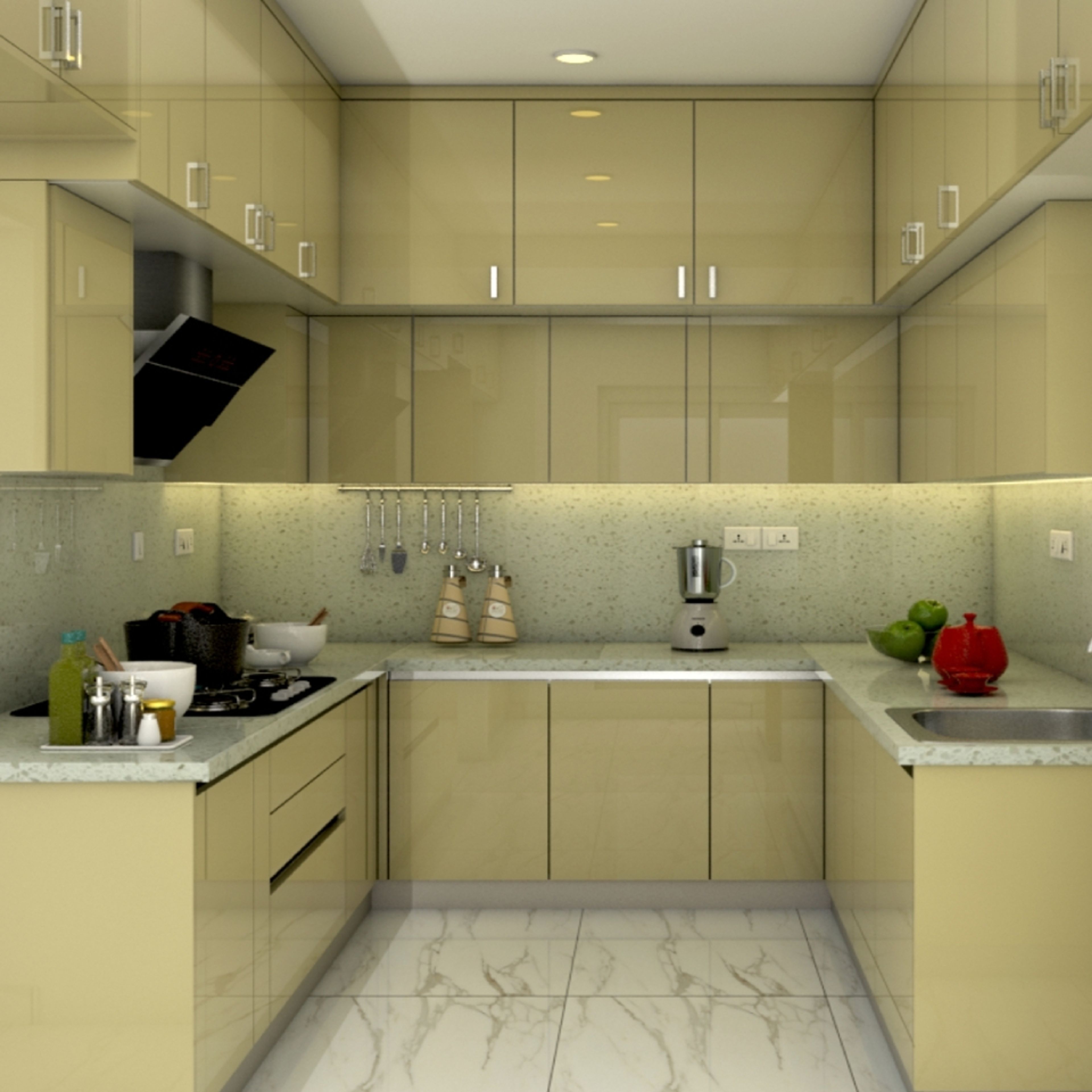 Quartz Tiles Design For Kitchens