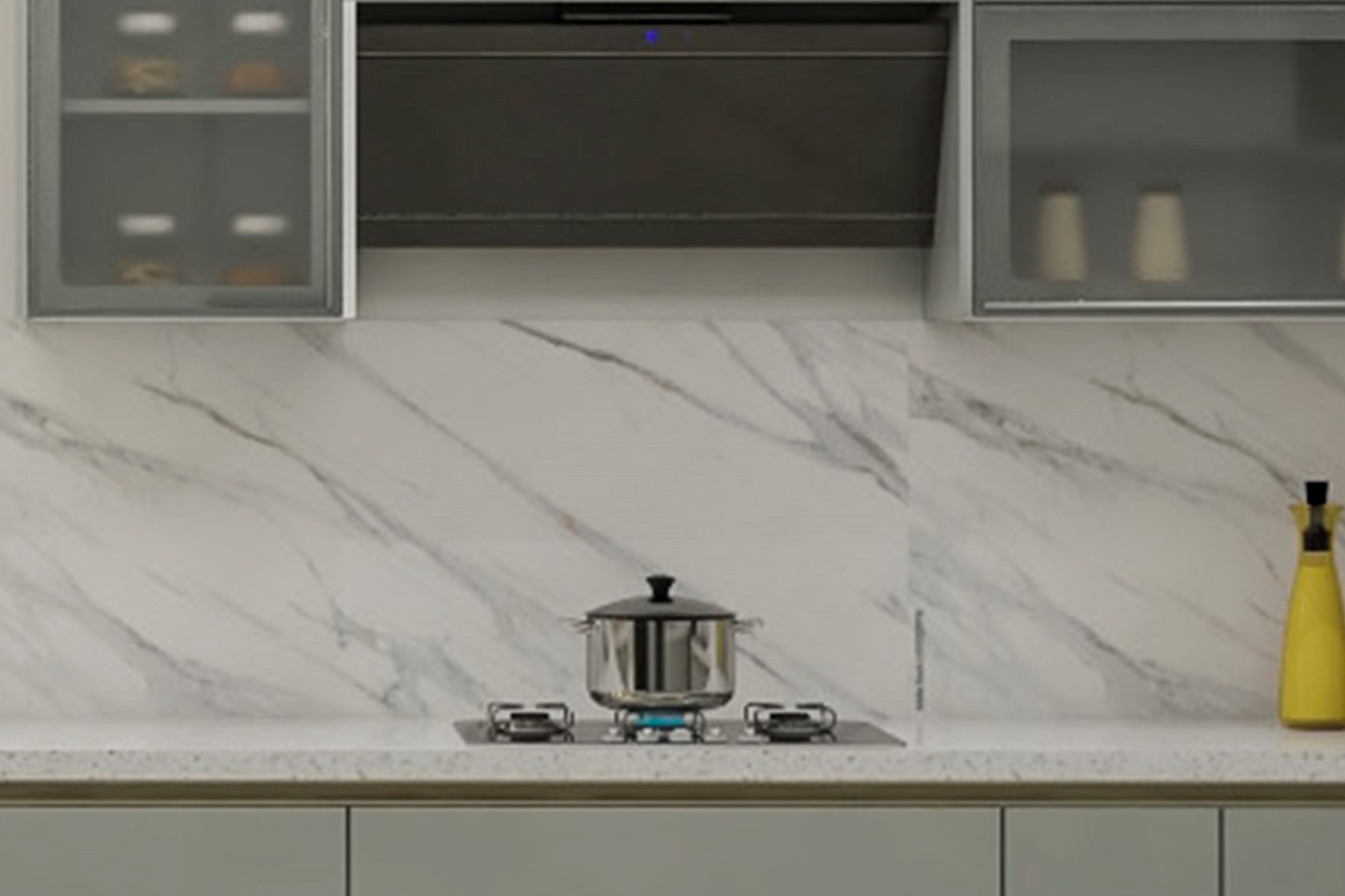 Glossy Ceramic Kitchen Tiles Design For Modern Homes