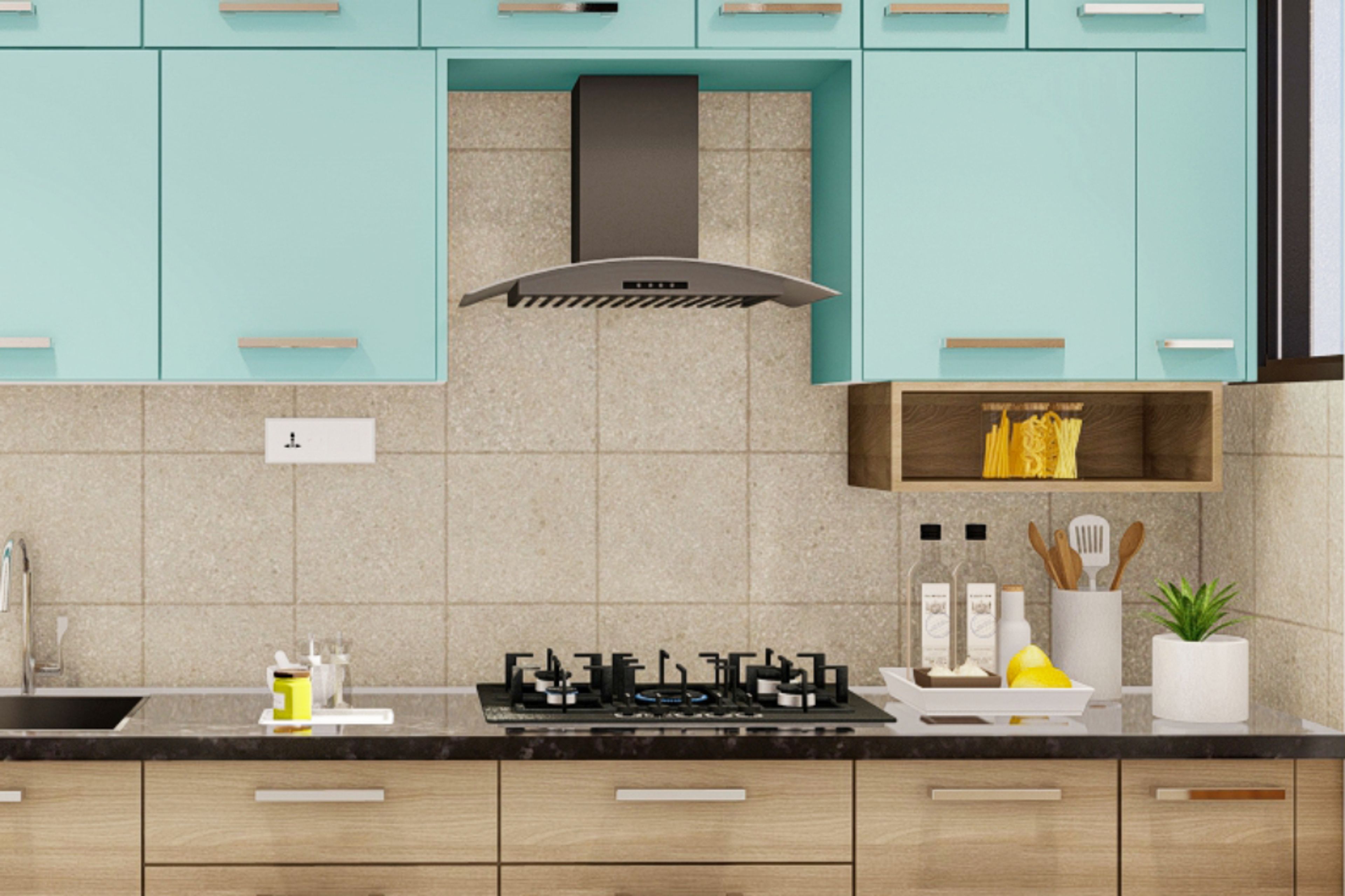 Cream-Coloured Kitchen Tiles Design With A Matte Finish