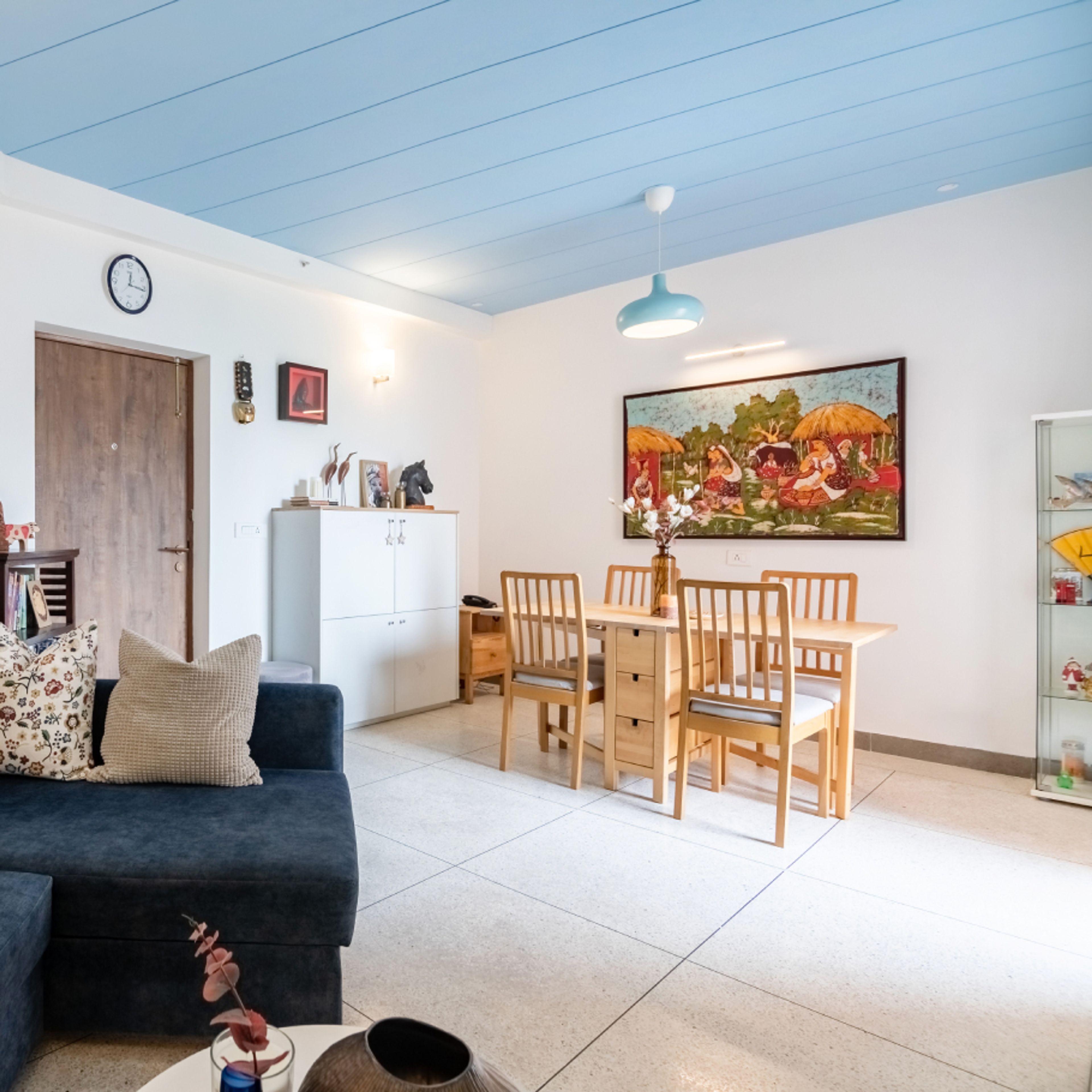 Glossy Beige Wall Tiles Design