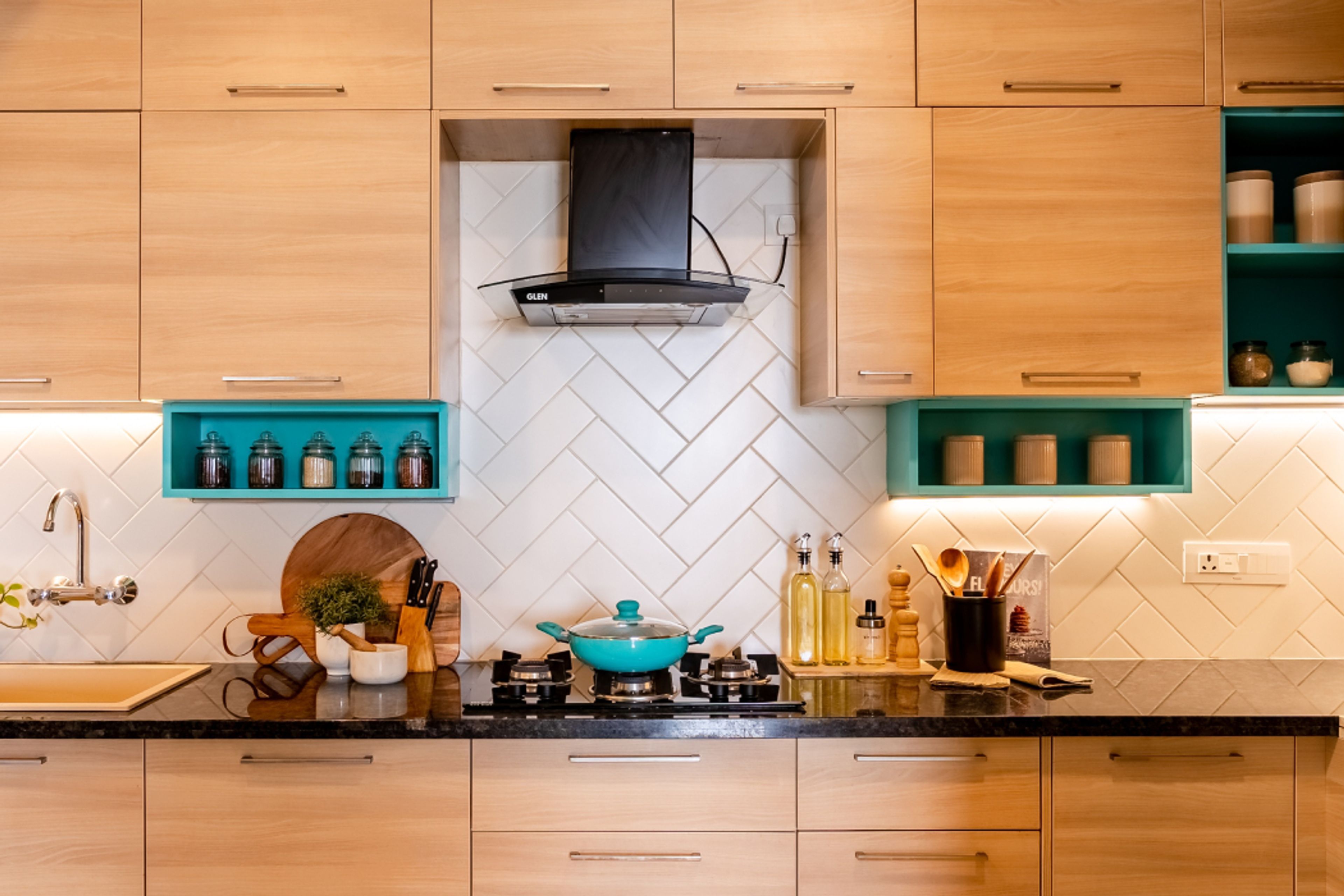 Glossy White Wall Tiles Design