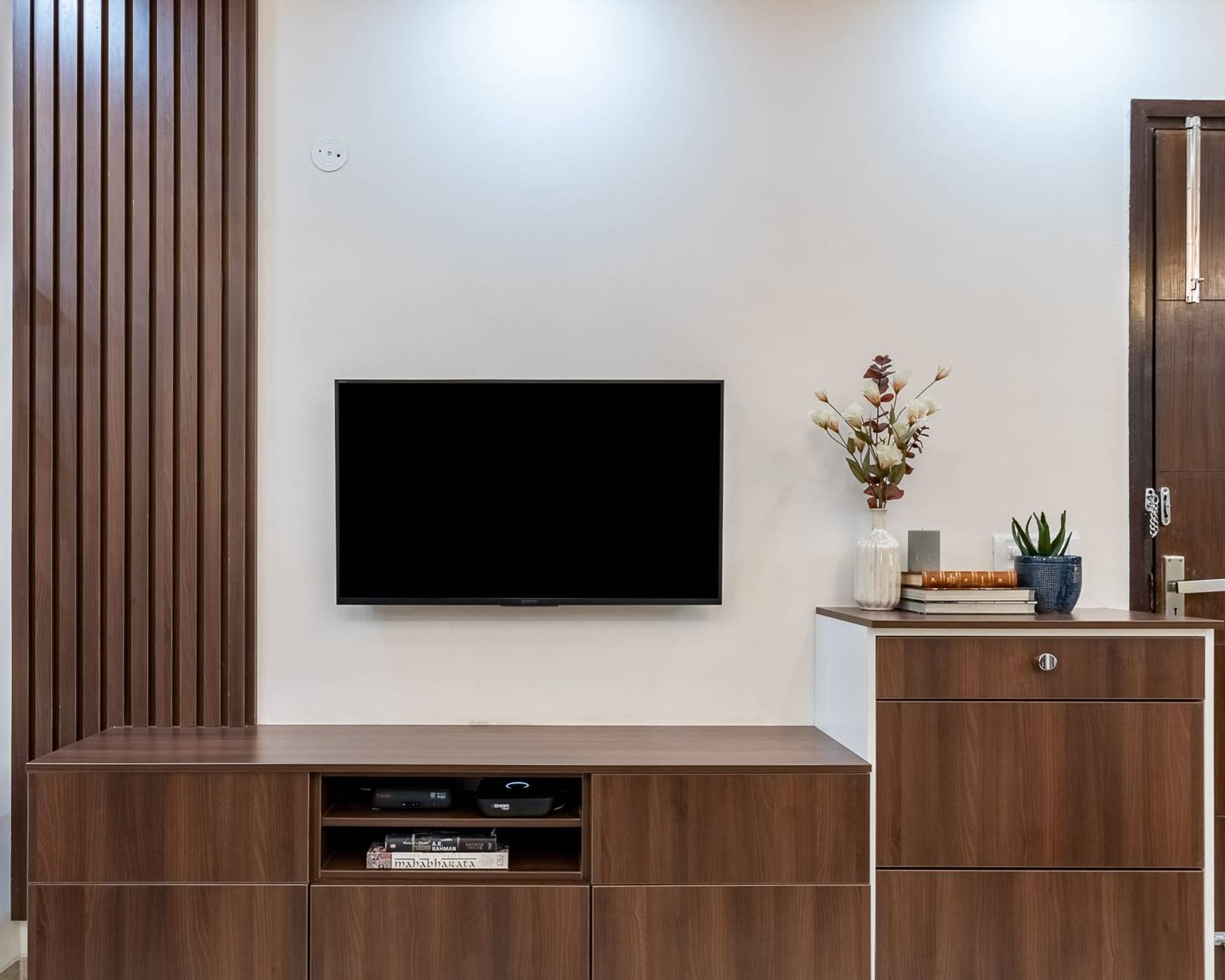 Modern TV Cabinet Design With Storage Space