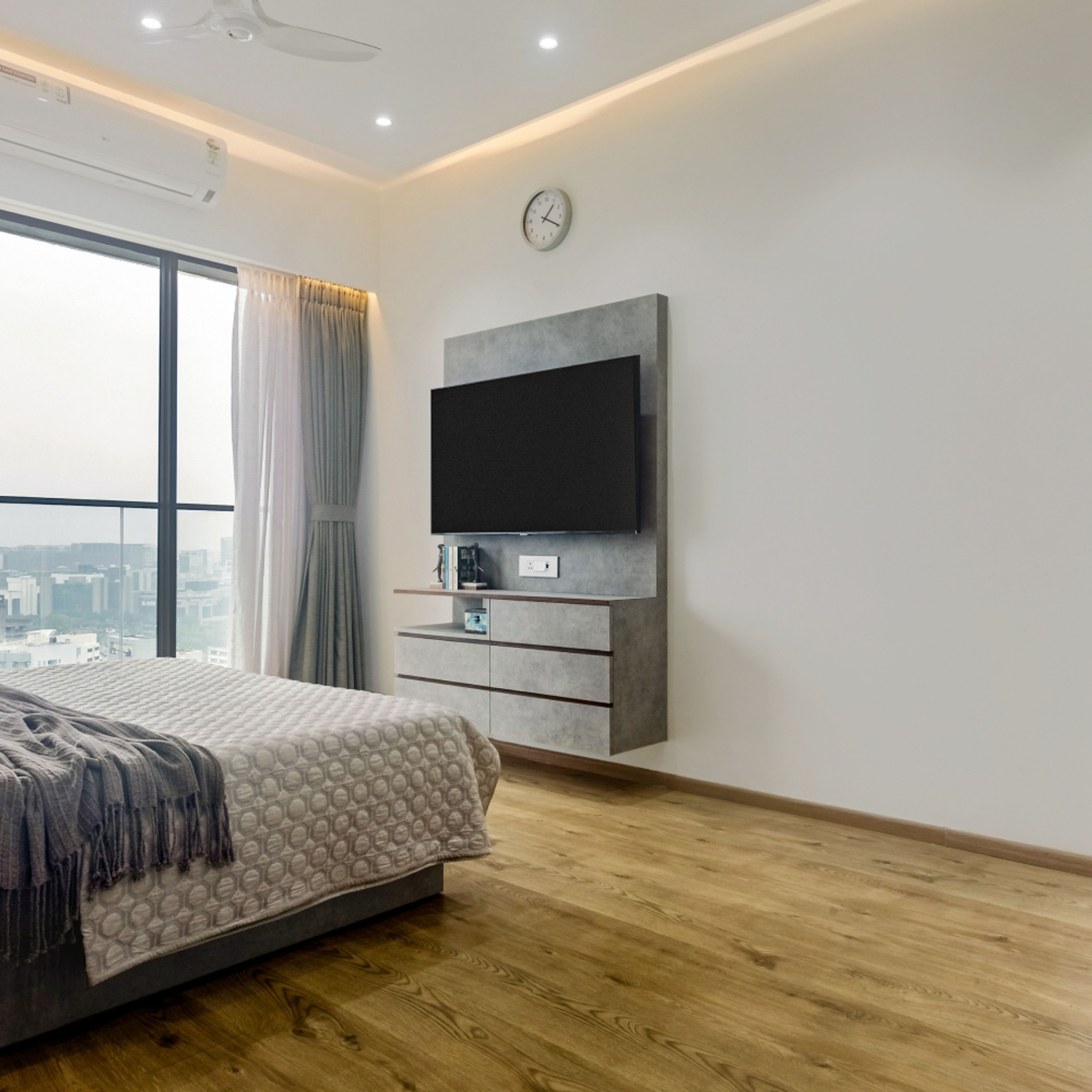 Compact TV Unit Design For Bedrooms