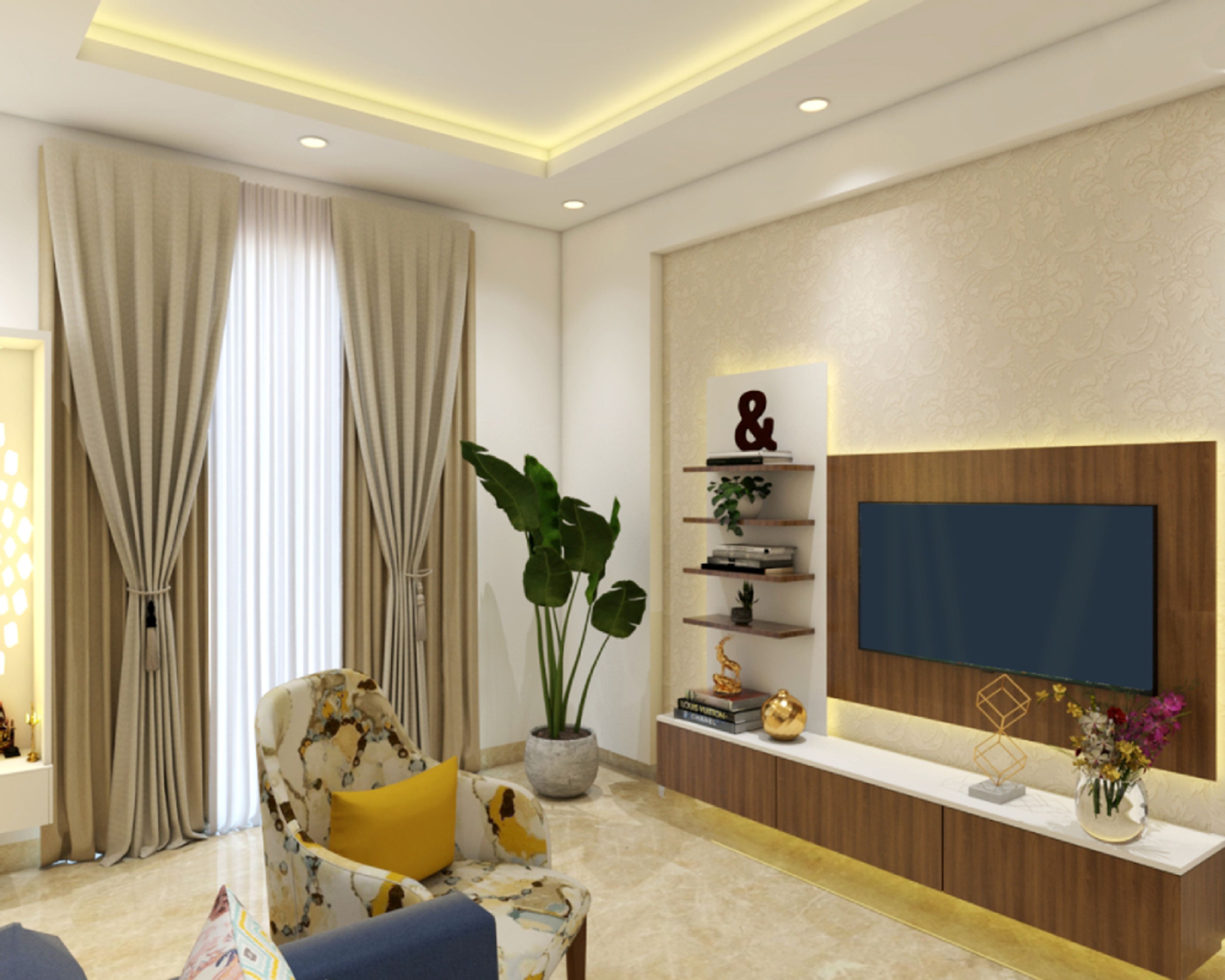 Contemporary TV Unit - Livspace