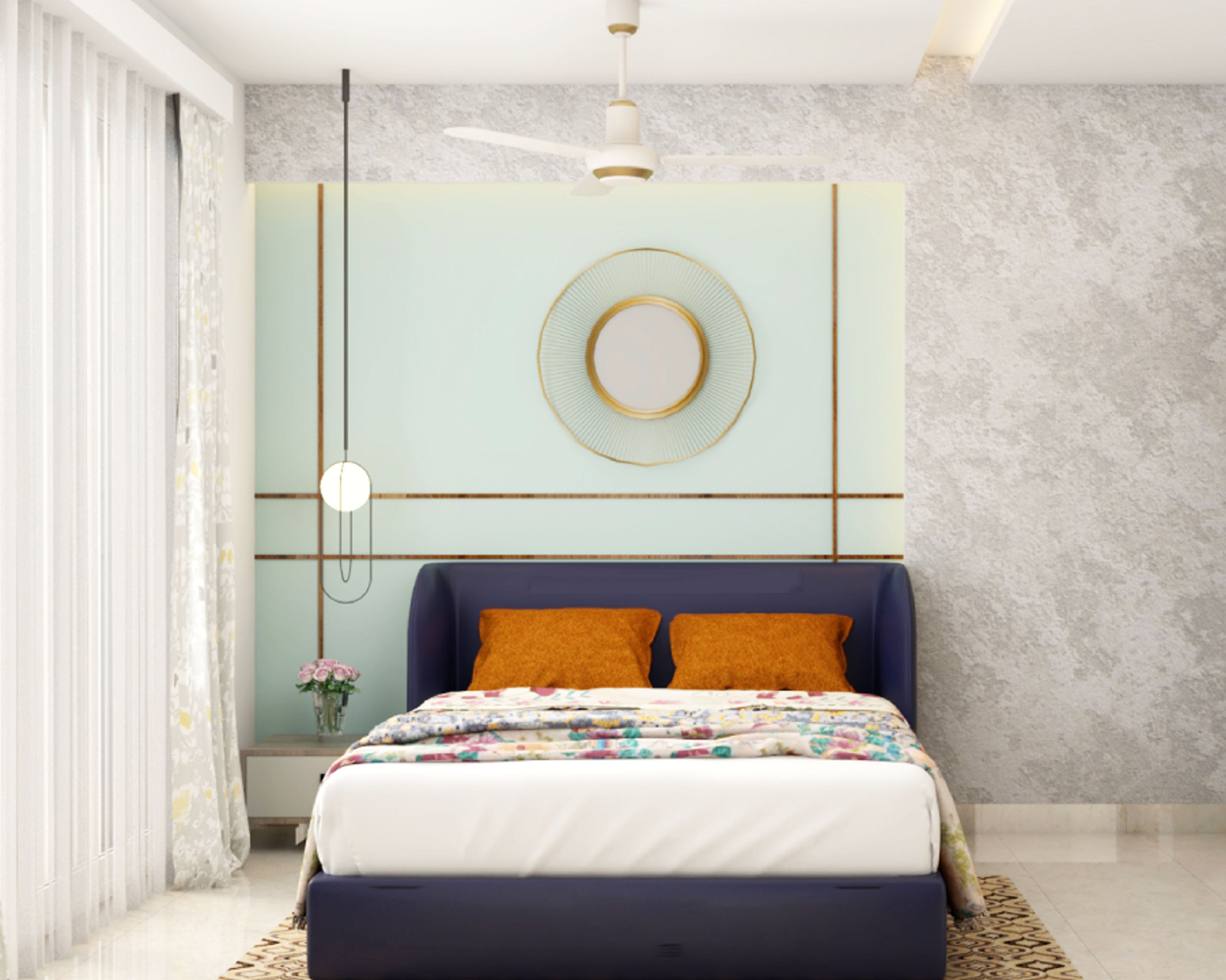 Pastel Green Bedroom Wall Paint - Livspace