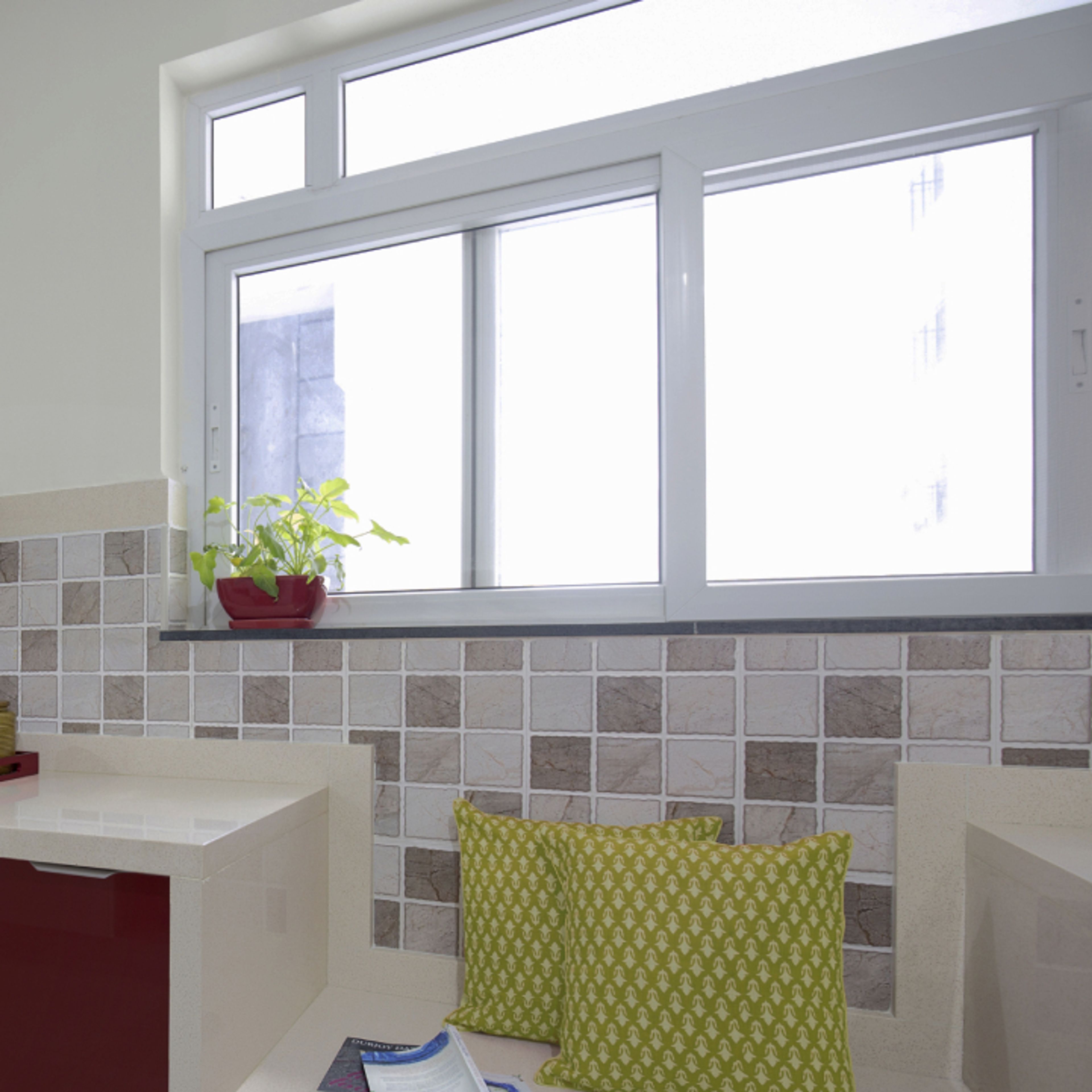 Modern White UPVC Window Design - Livspace