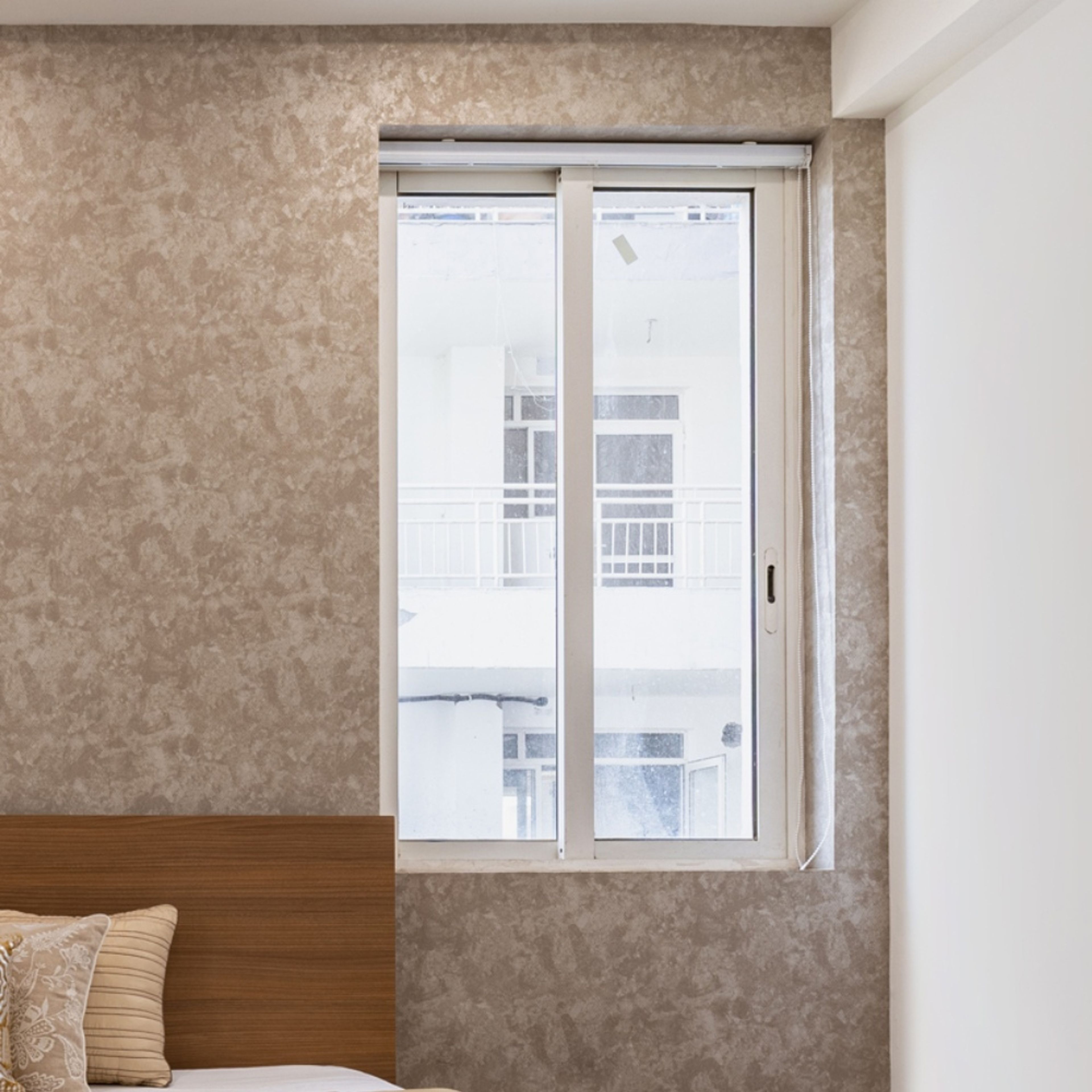 Low-Maintenance Modern White Sliding Window Design