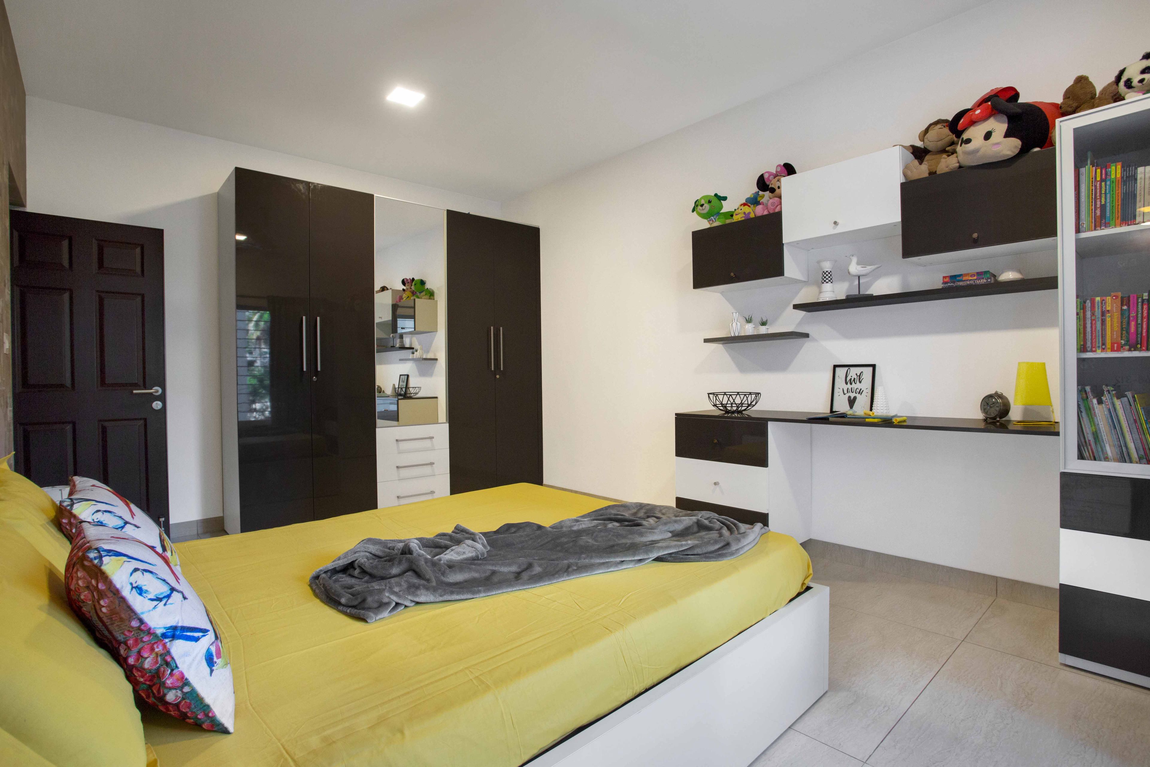 Master Bedroom Design with Swing Wardrobe