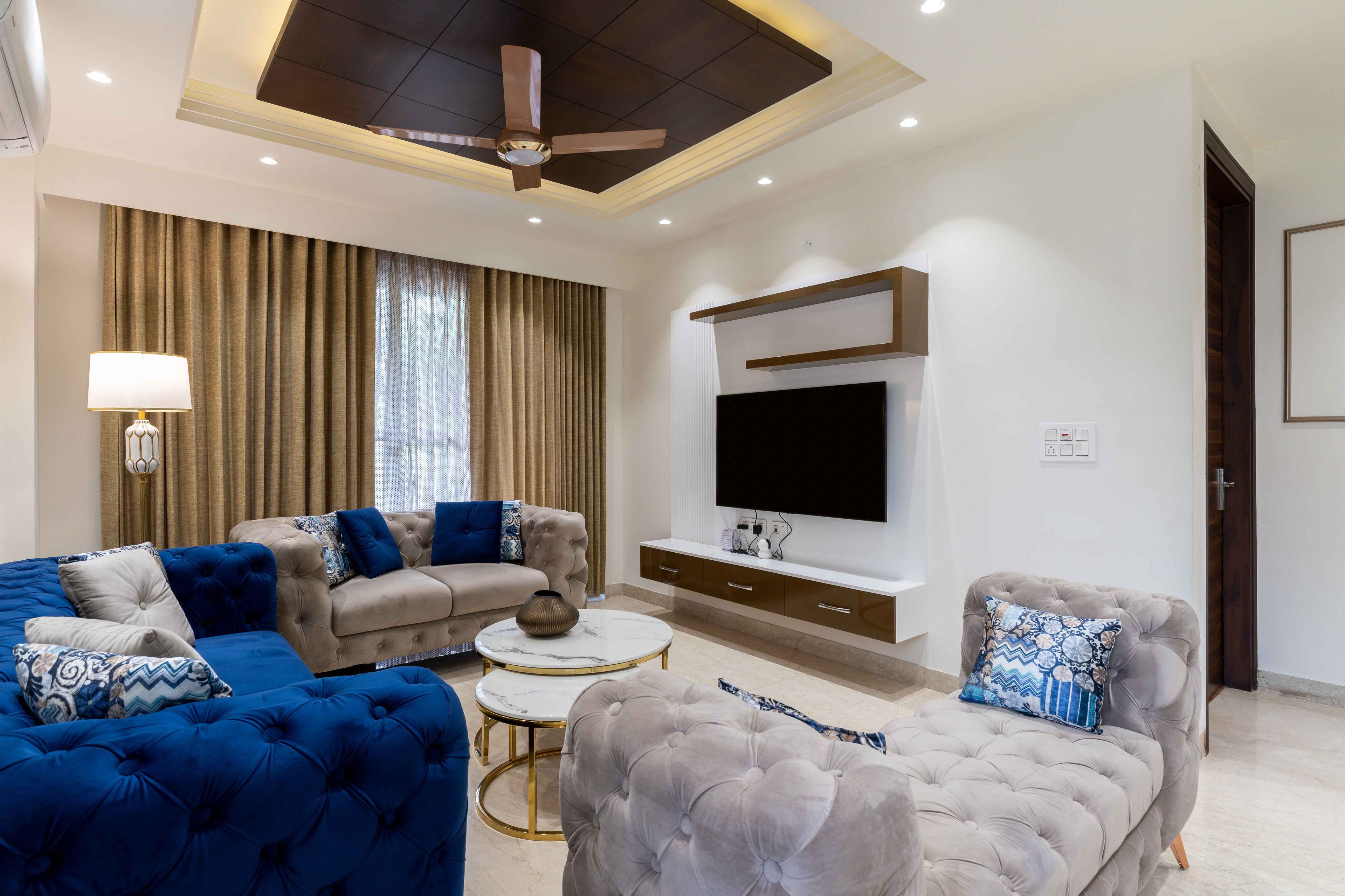 Living Room Design with a TV Unit