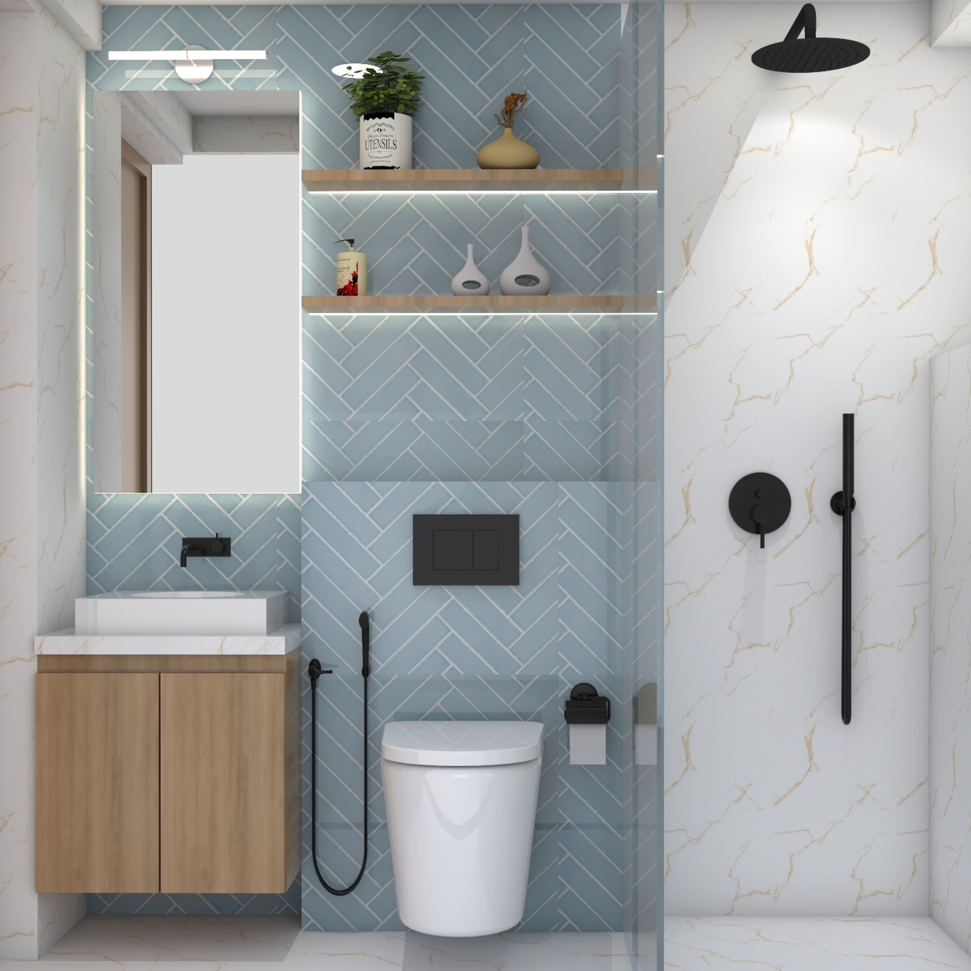 Modern Bathroom Design - Livspace