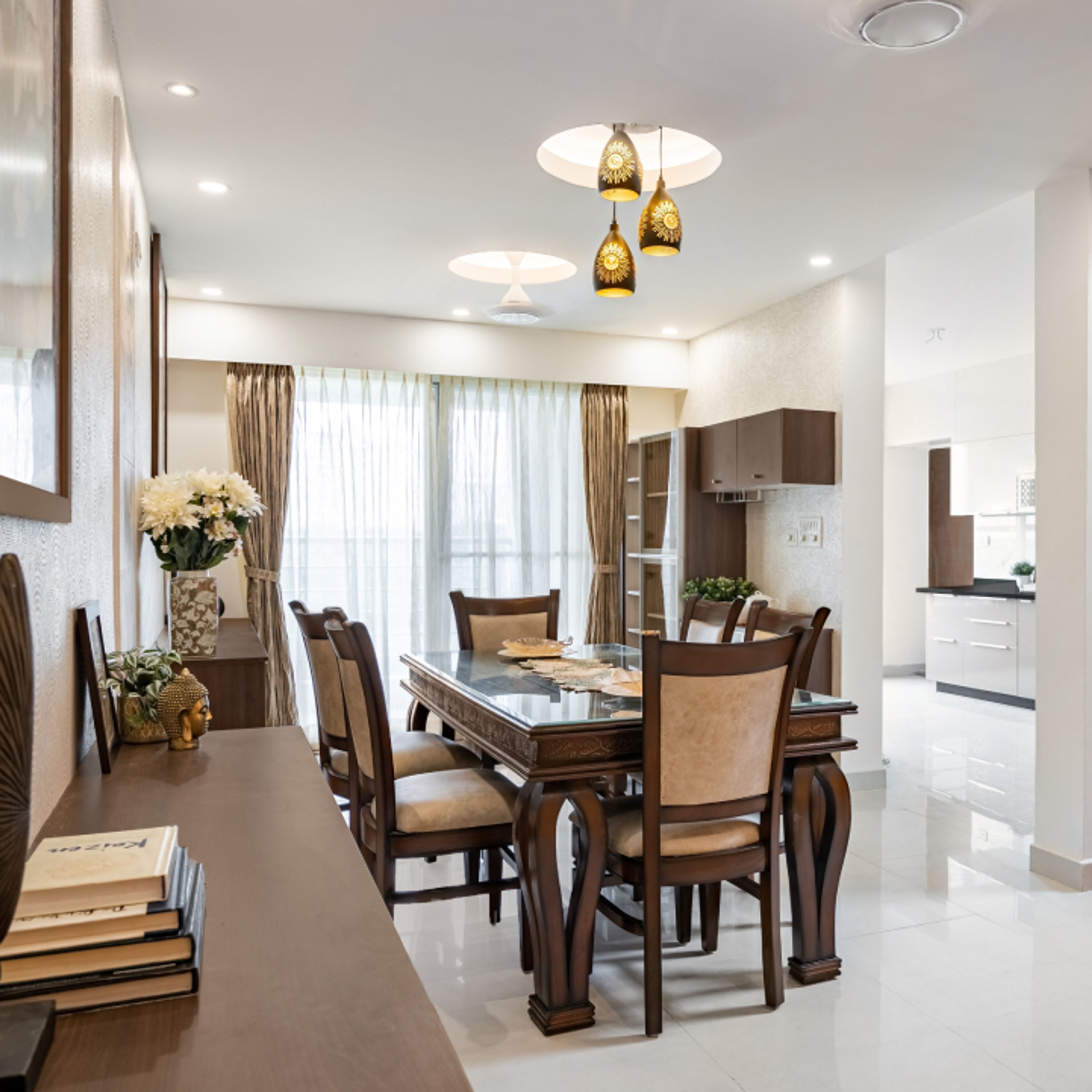 Classic 6-Seater Dining Hall - Livspace