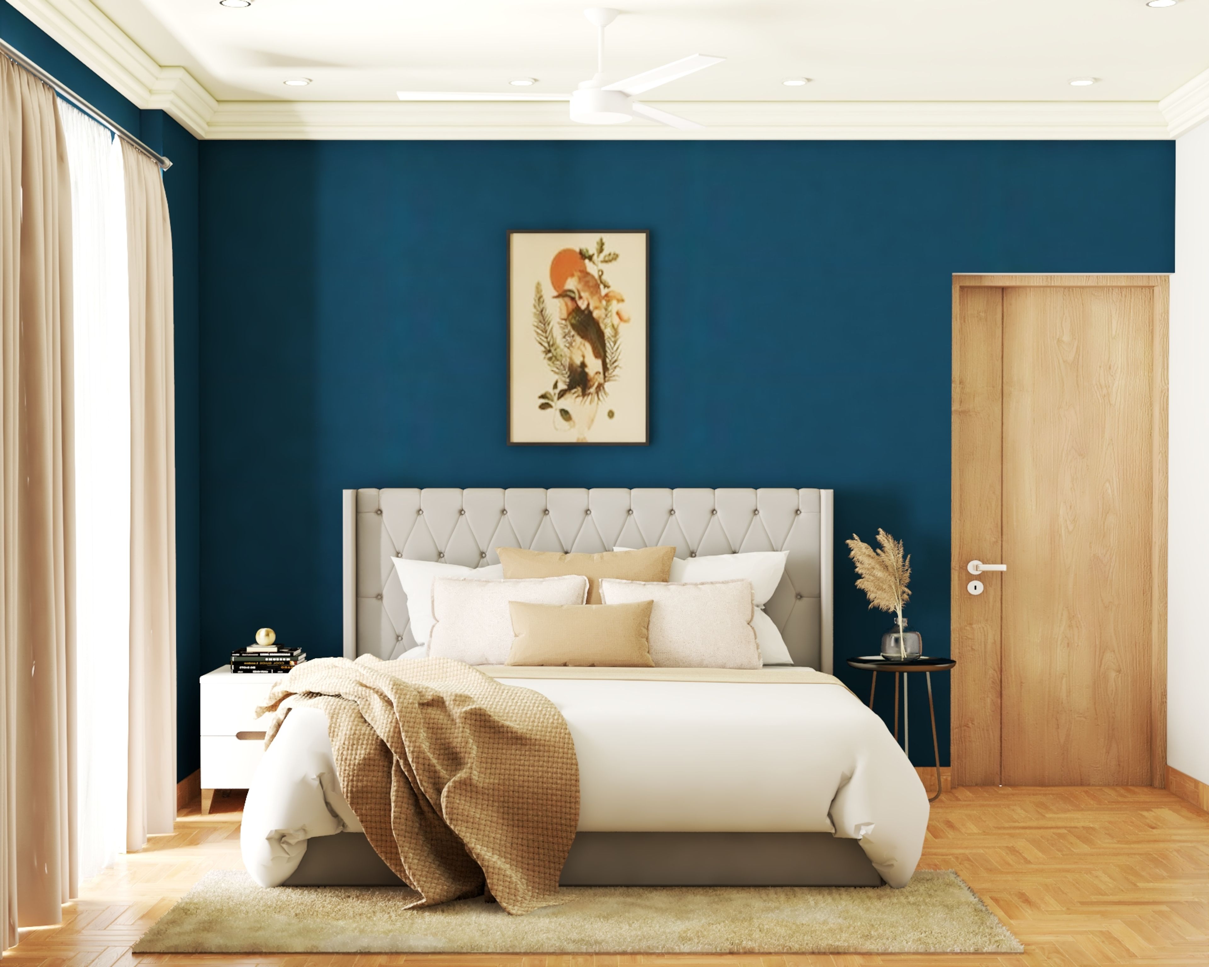 Modern Guest Room Design With A Queen Bed