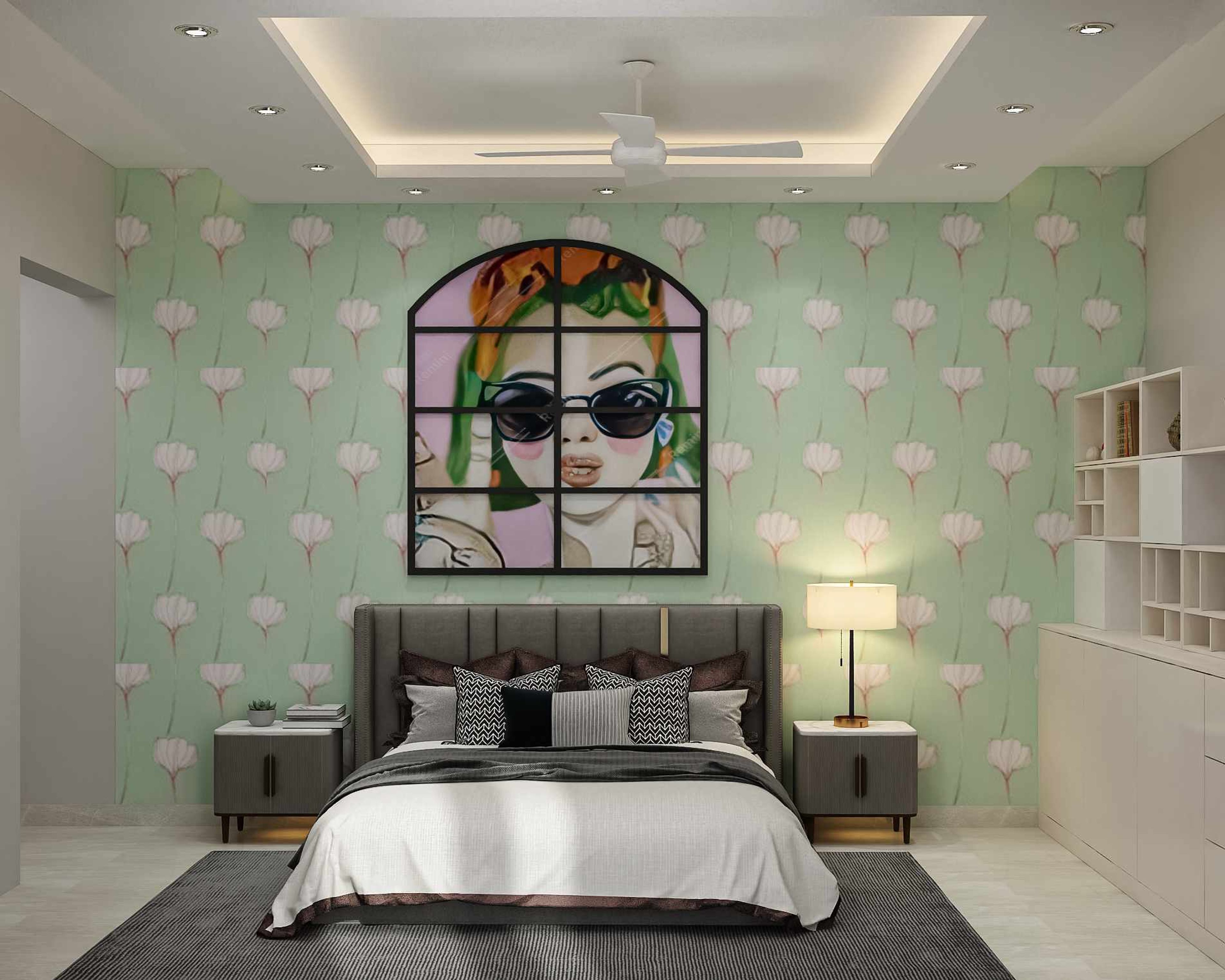 Contemporary And Bold Kid's Room Design For Girls