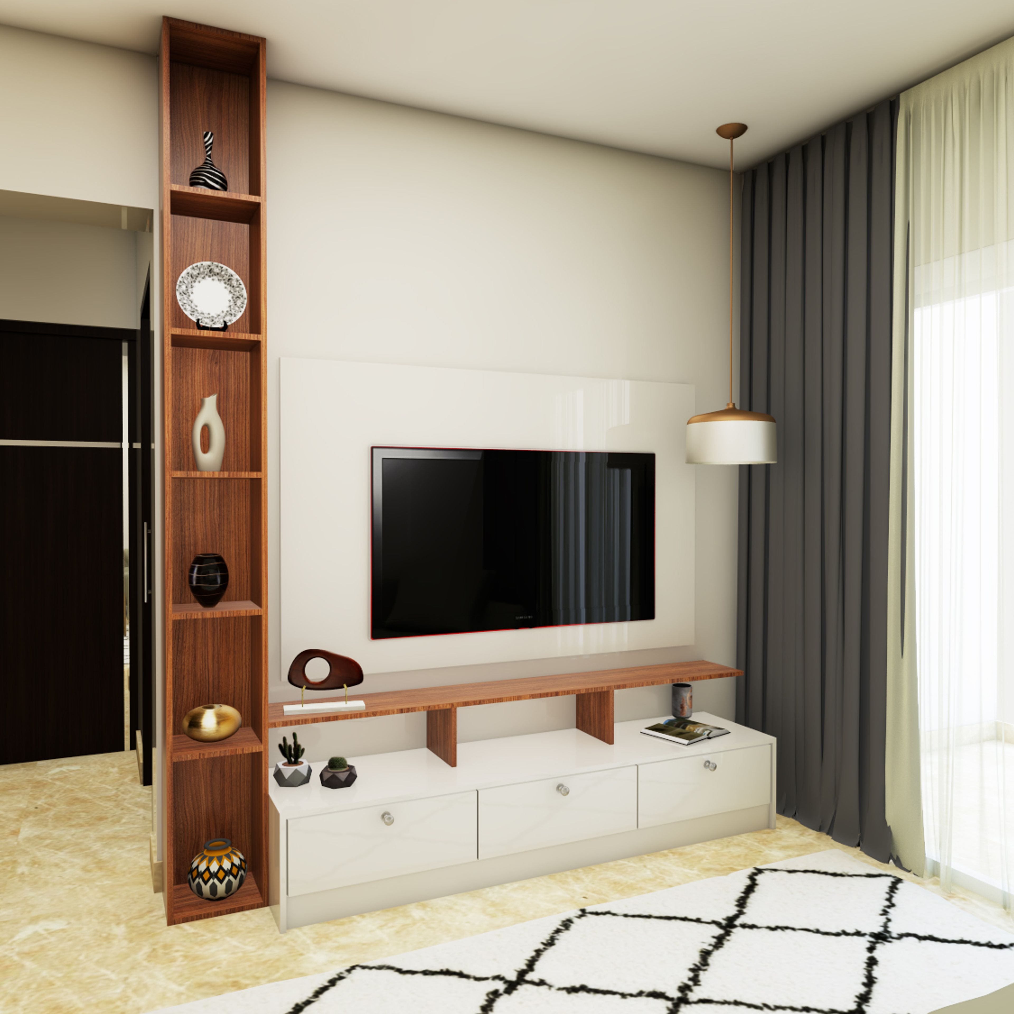 Living Room TV Unit - Livspace