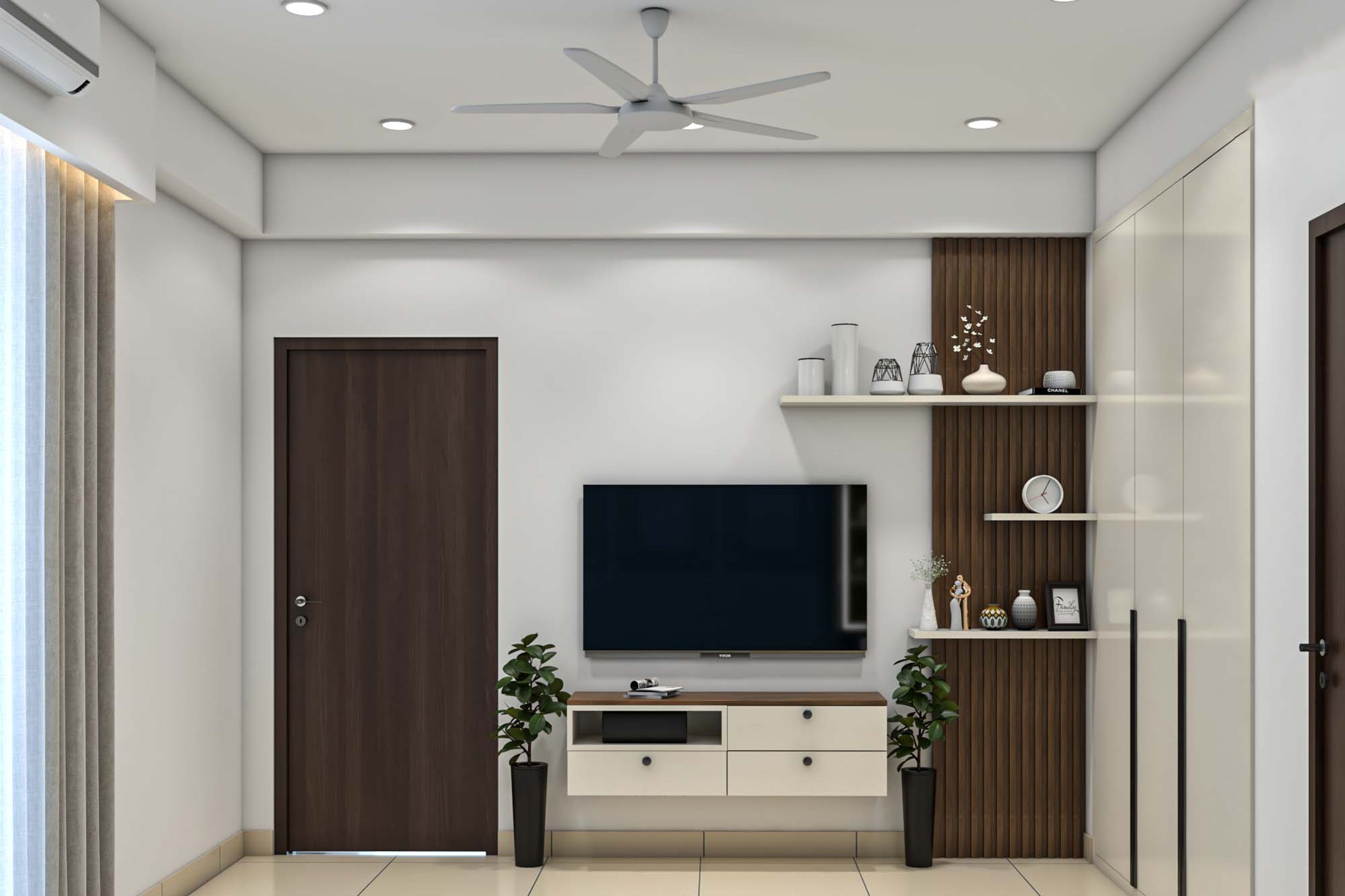 Contemporary Wall-Mounted TV Unit Design