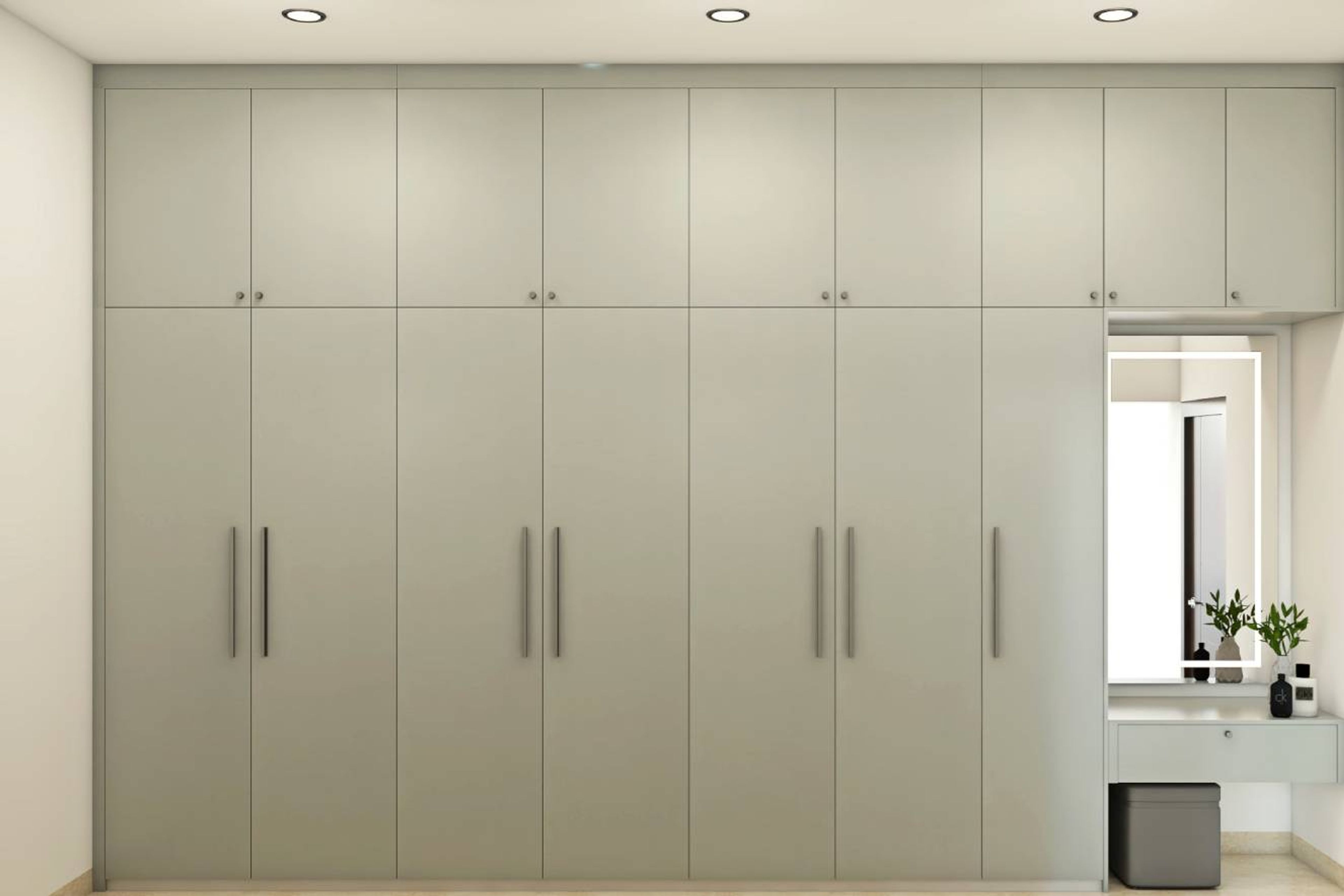 Modern Hinged Wardrobe Design Idea