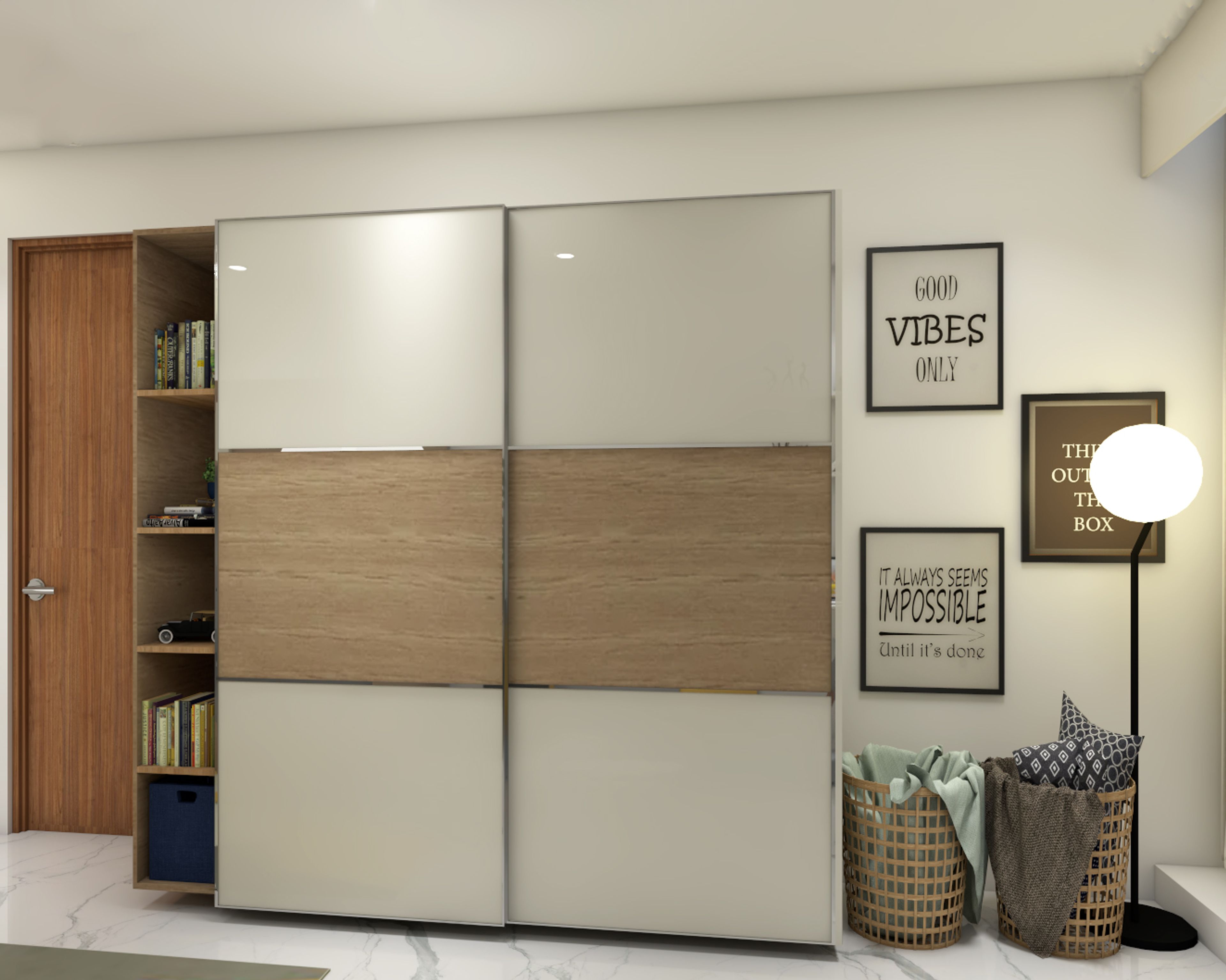 Boys Room Design With Wooden Bunk Bed - Livspace