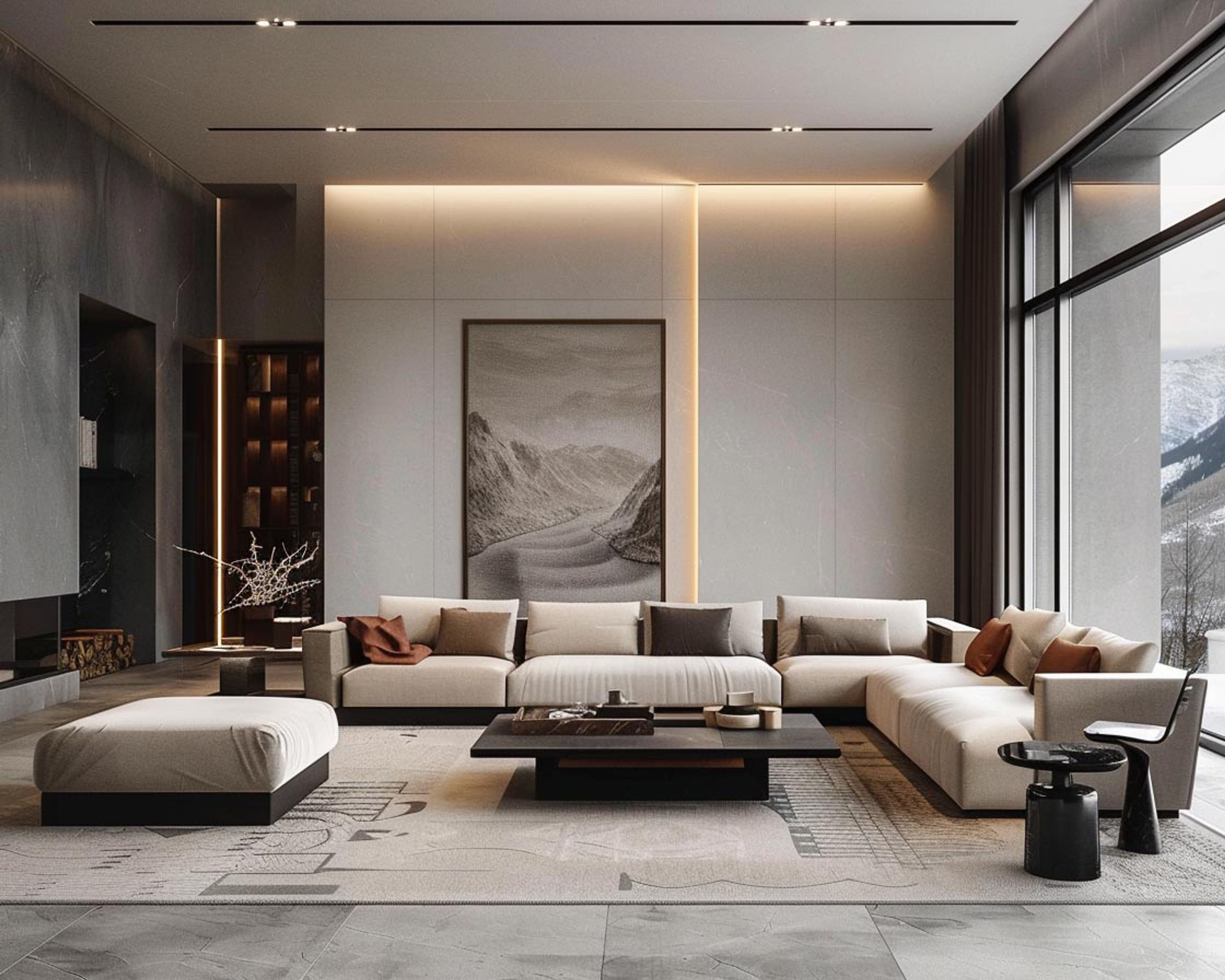 Modern ceiling design for living room discount