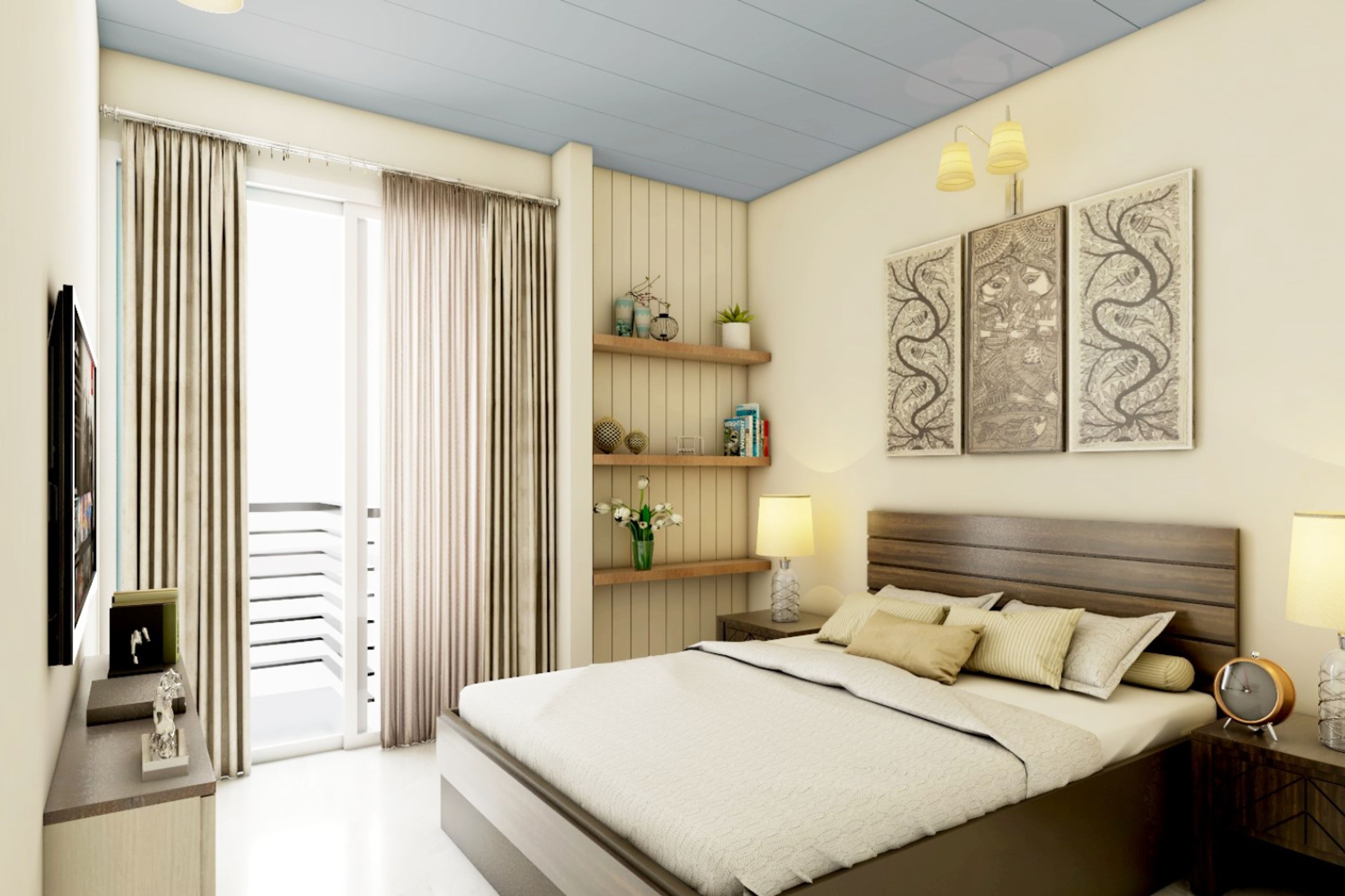 Square PVC False Ceiling Design