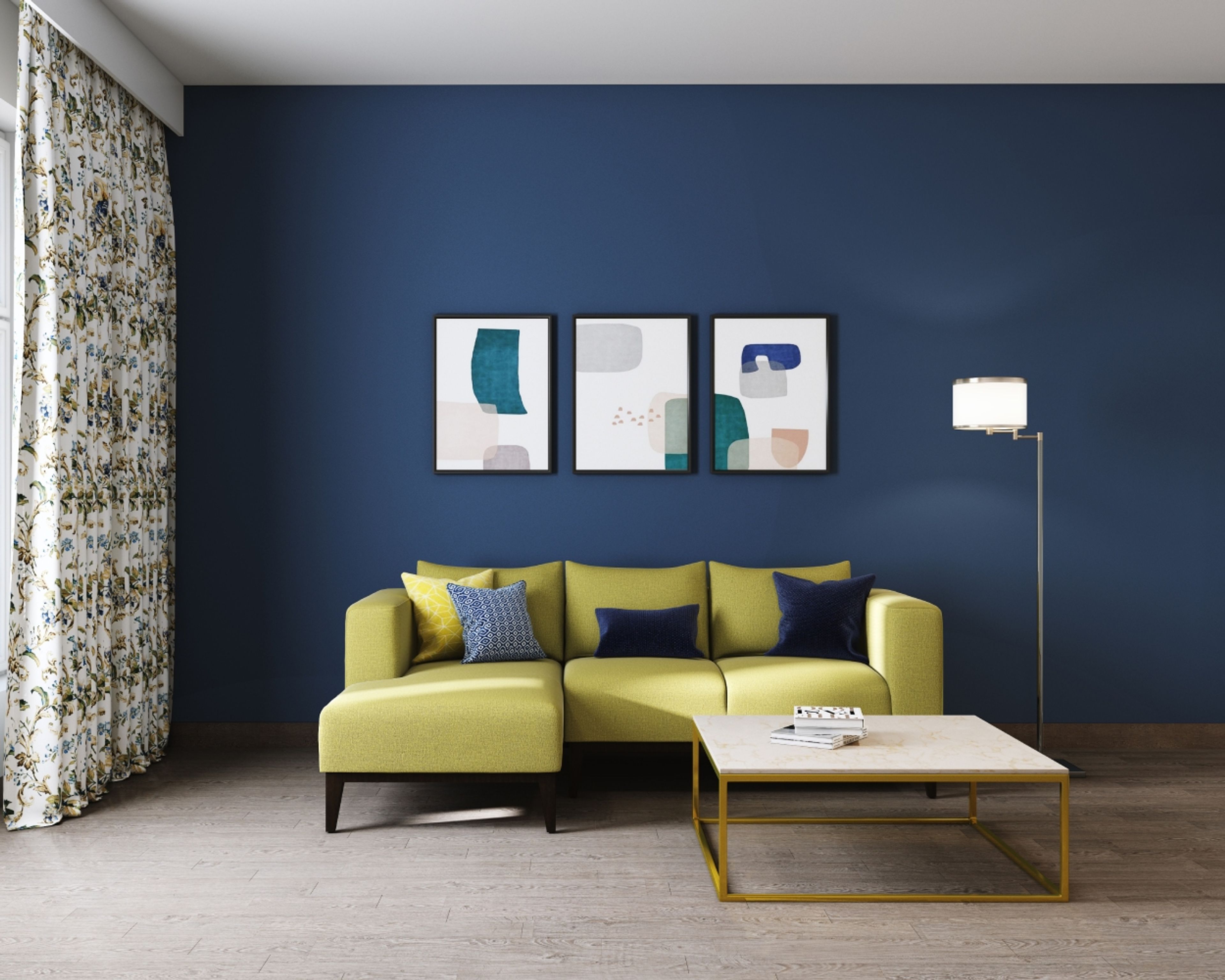 Light Brown Flooring Design with Matte Finish