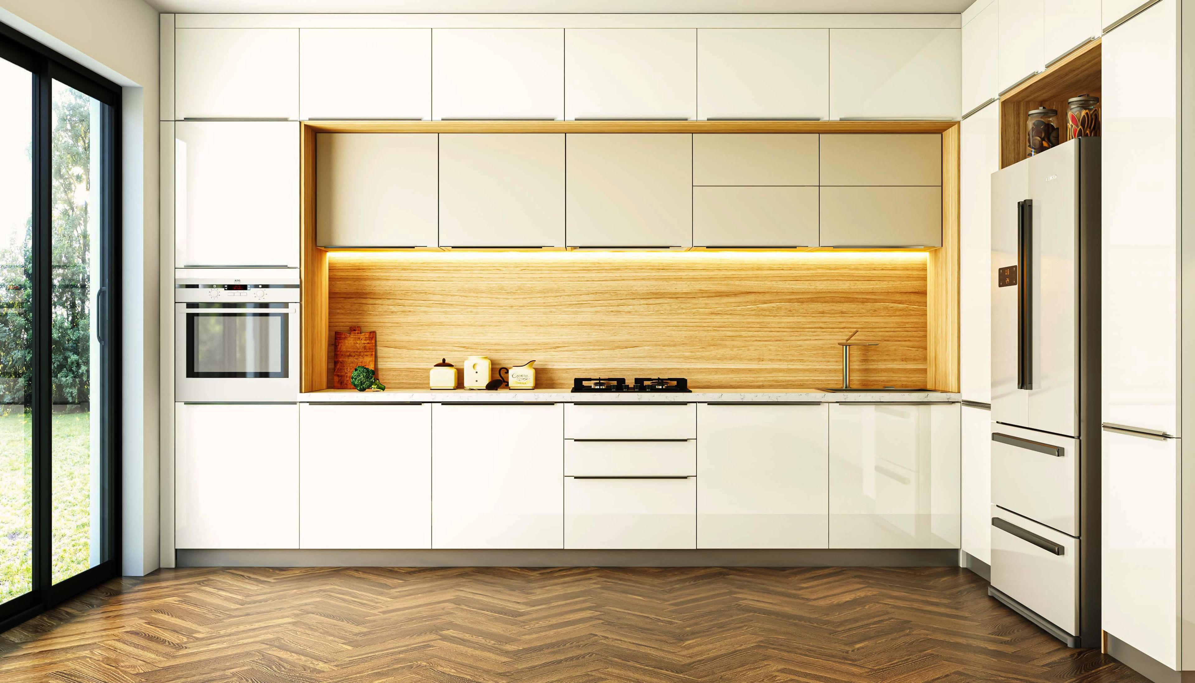 Dark Brown Rectangular Tiles Design for Modern Interiors