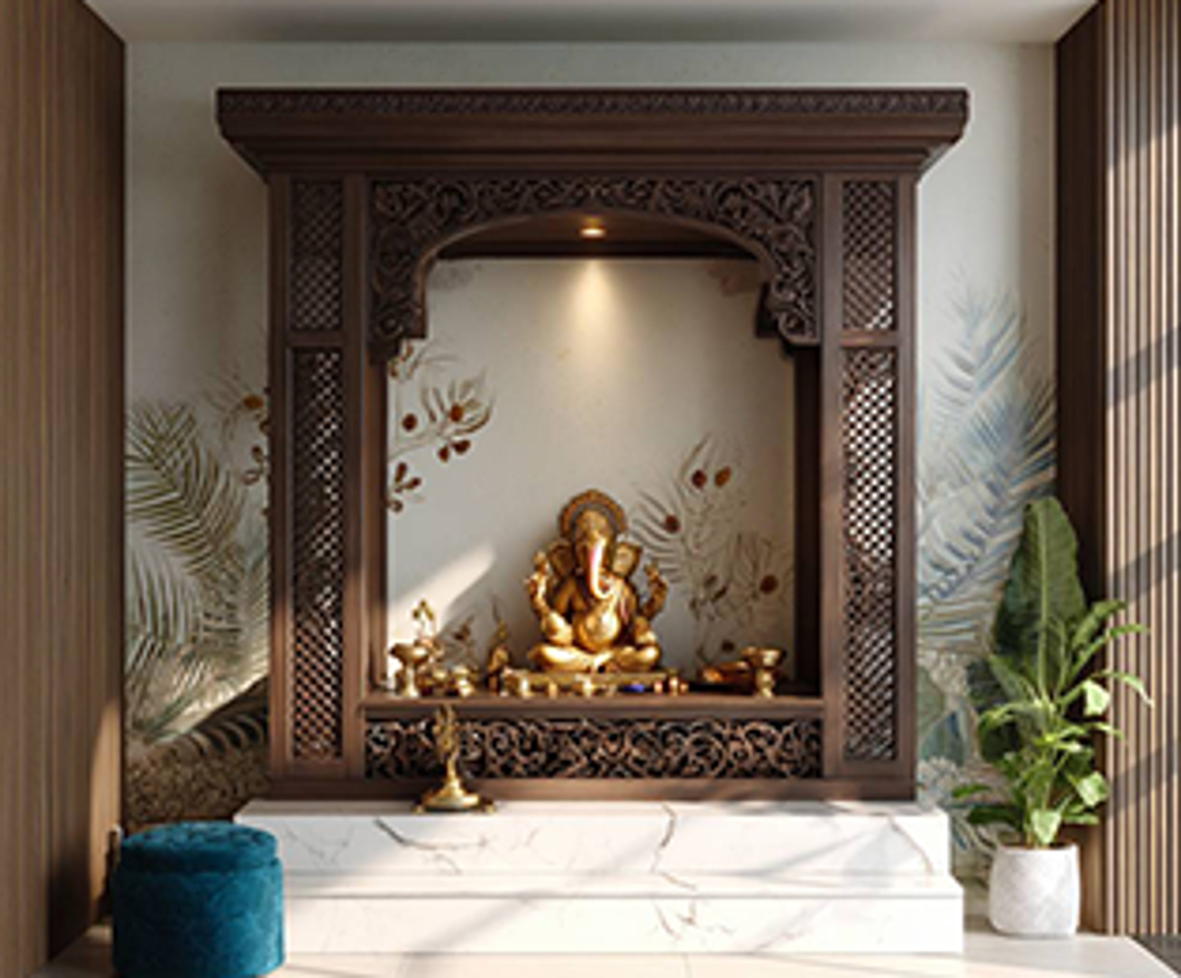 Pooja Room Designs images - Livspace