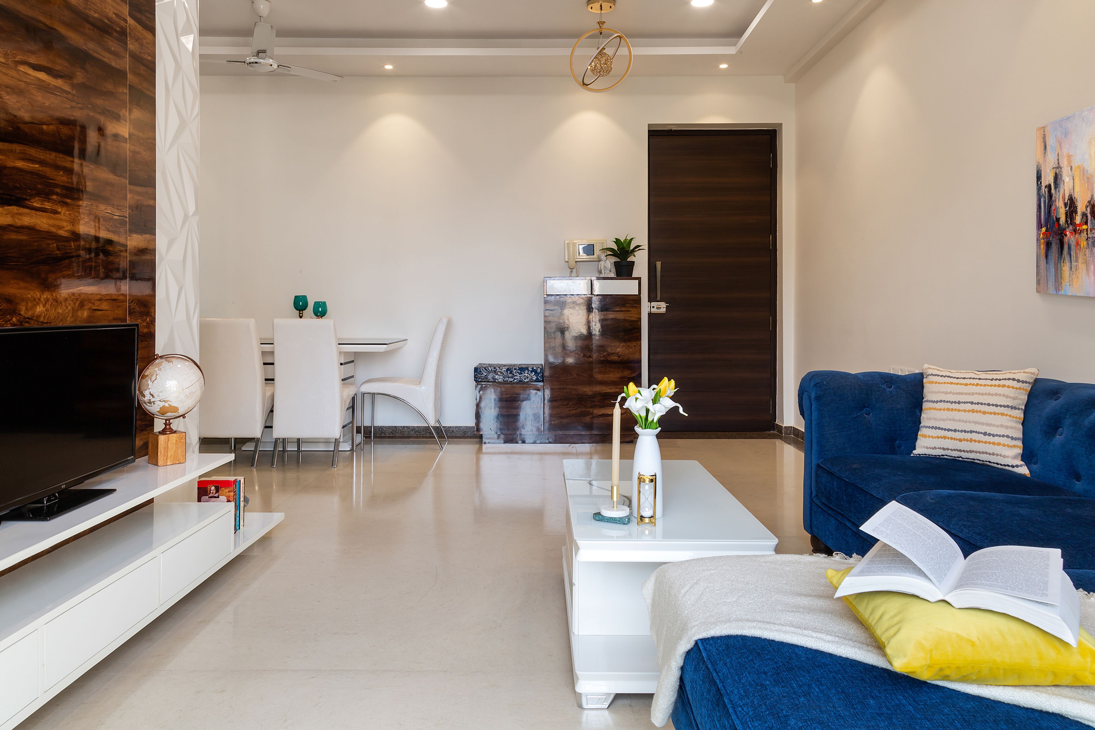 Contemporary Living Room - Livspace