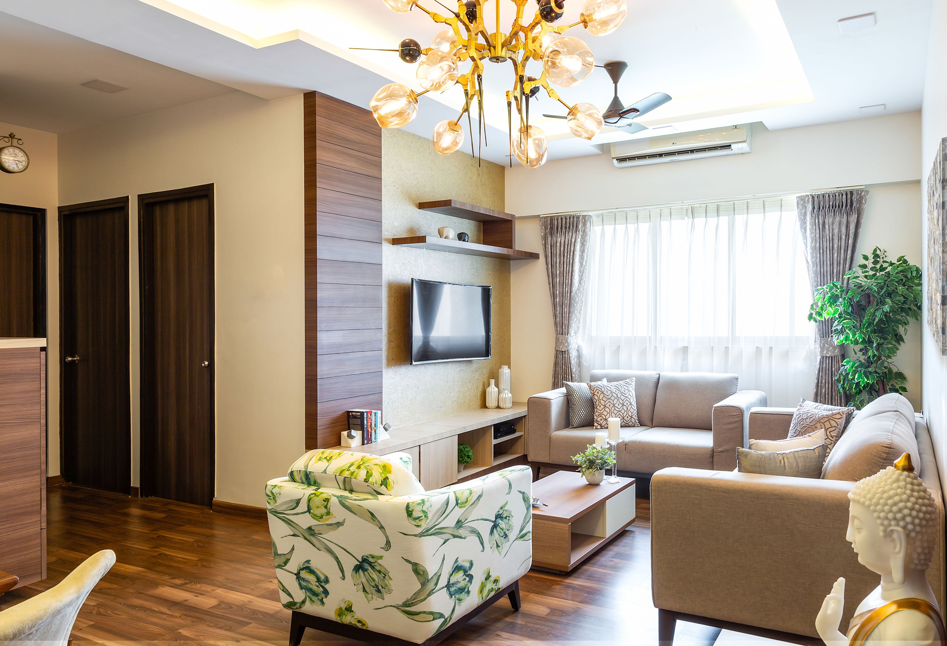 Contemporary Living Room - Livspace