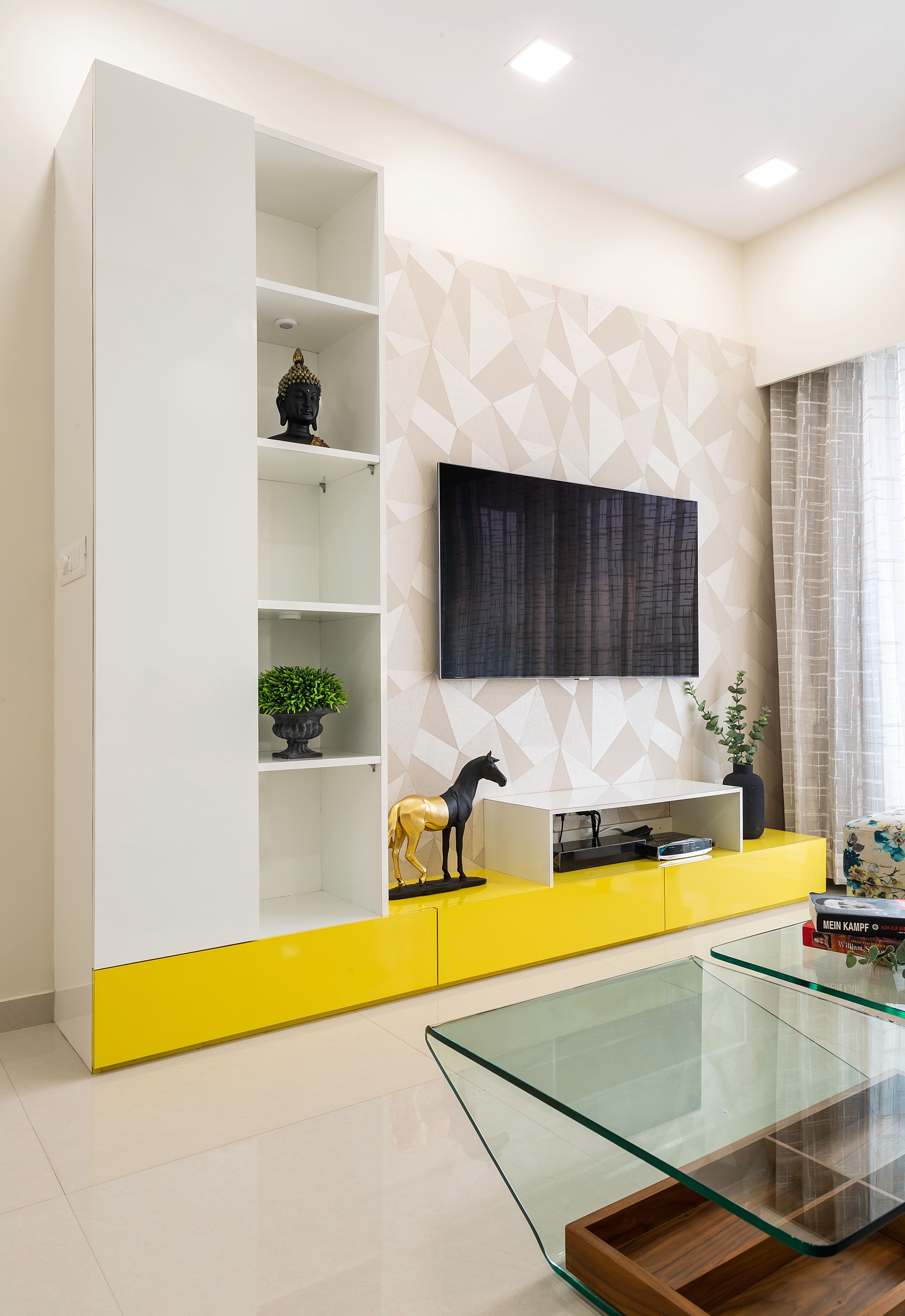 Modern Living Room - Livspace