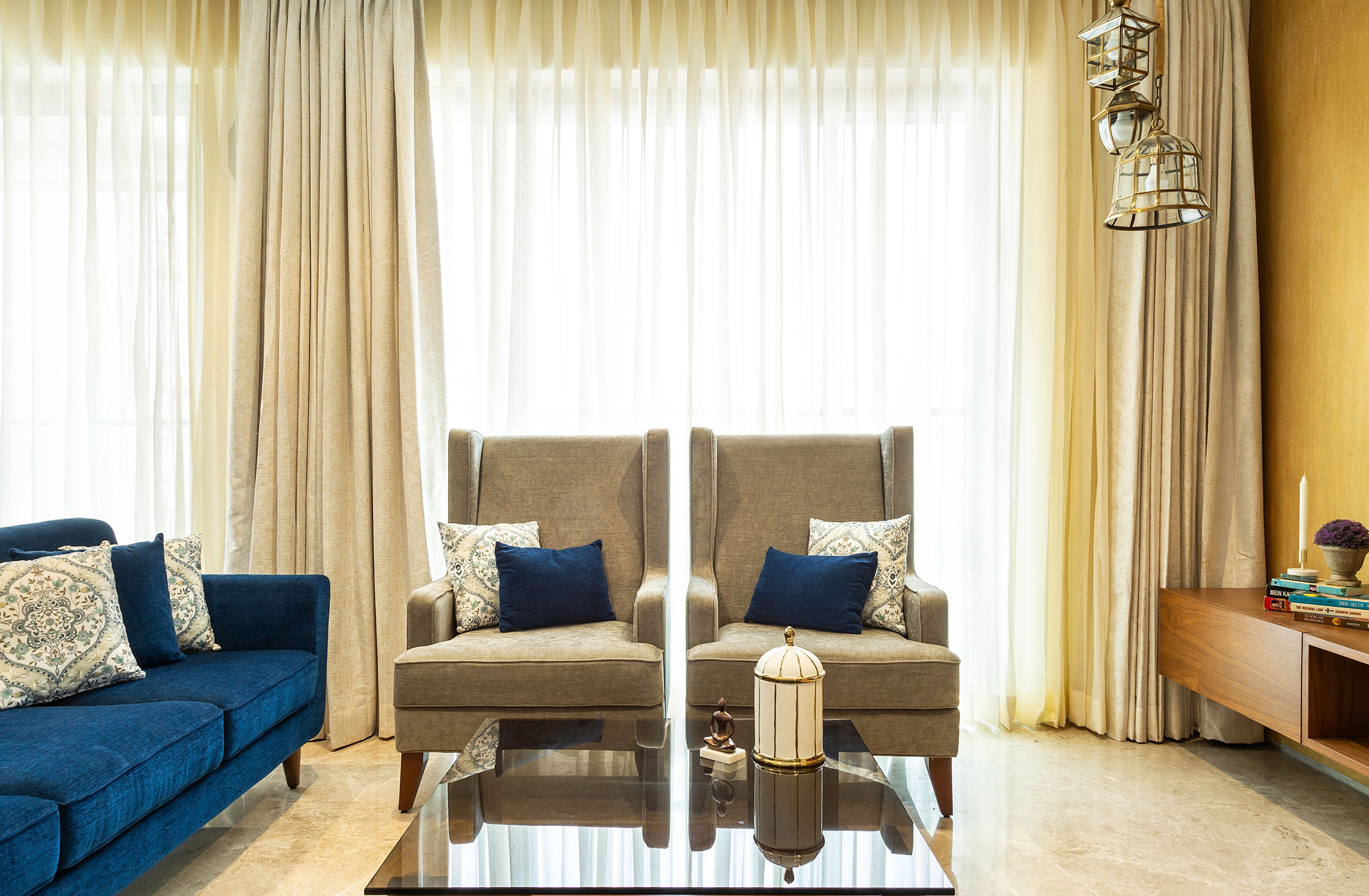 Compact Living Room -Livspace