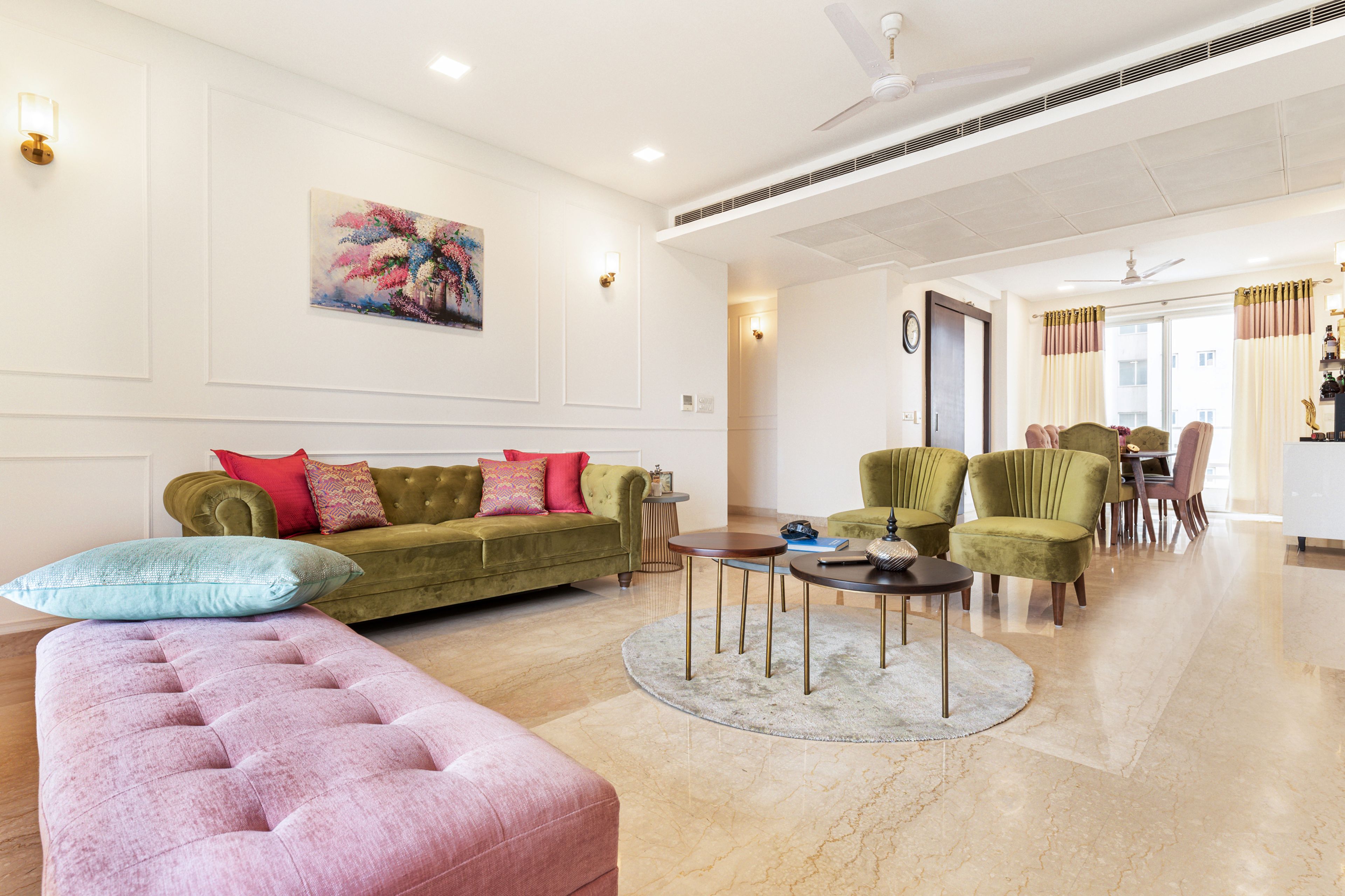 Spacious Living Room - Livspace