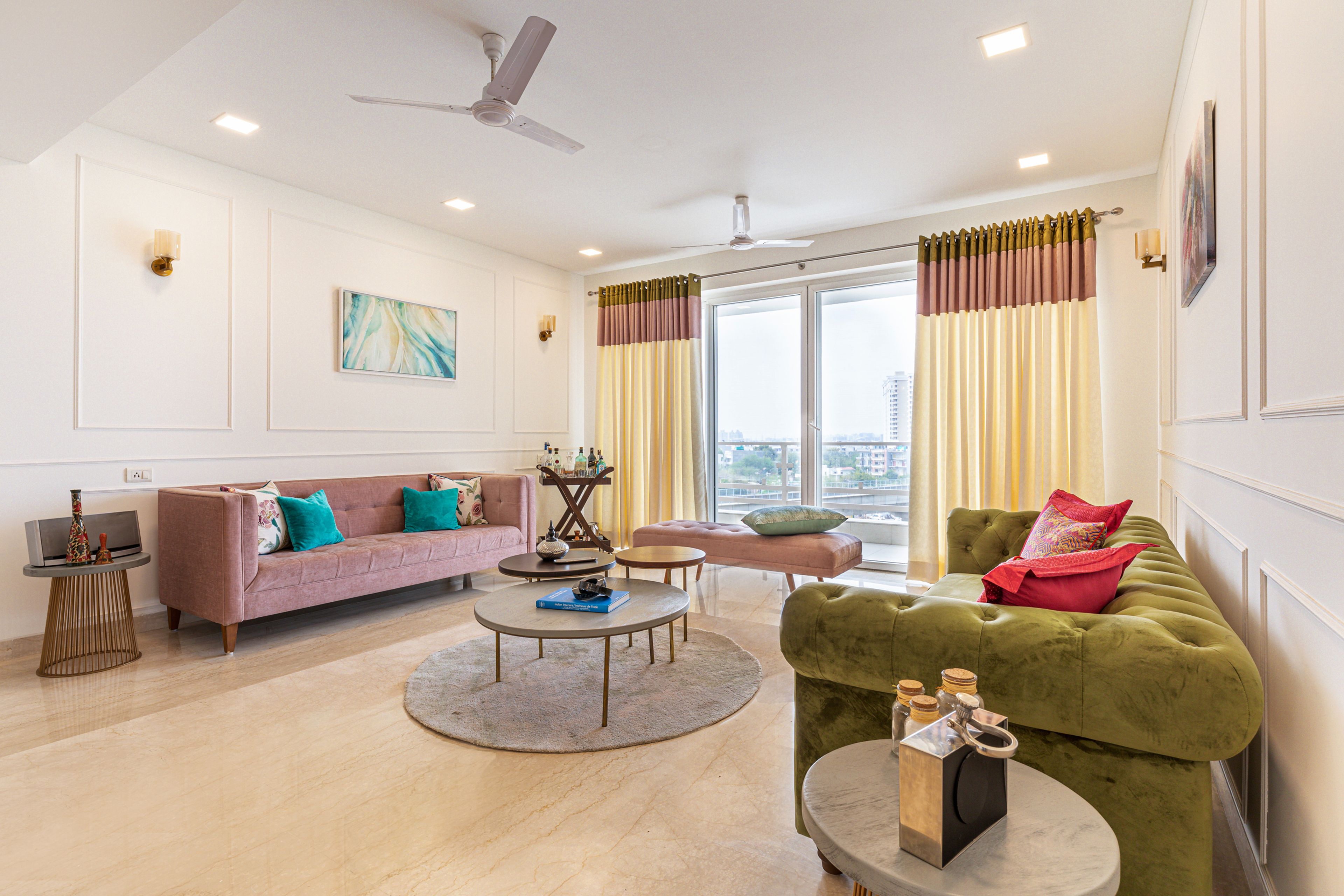 Spacious Living Room - Livspace