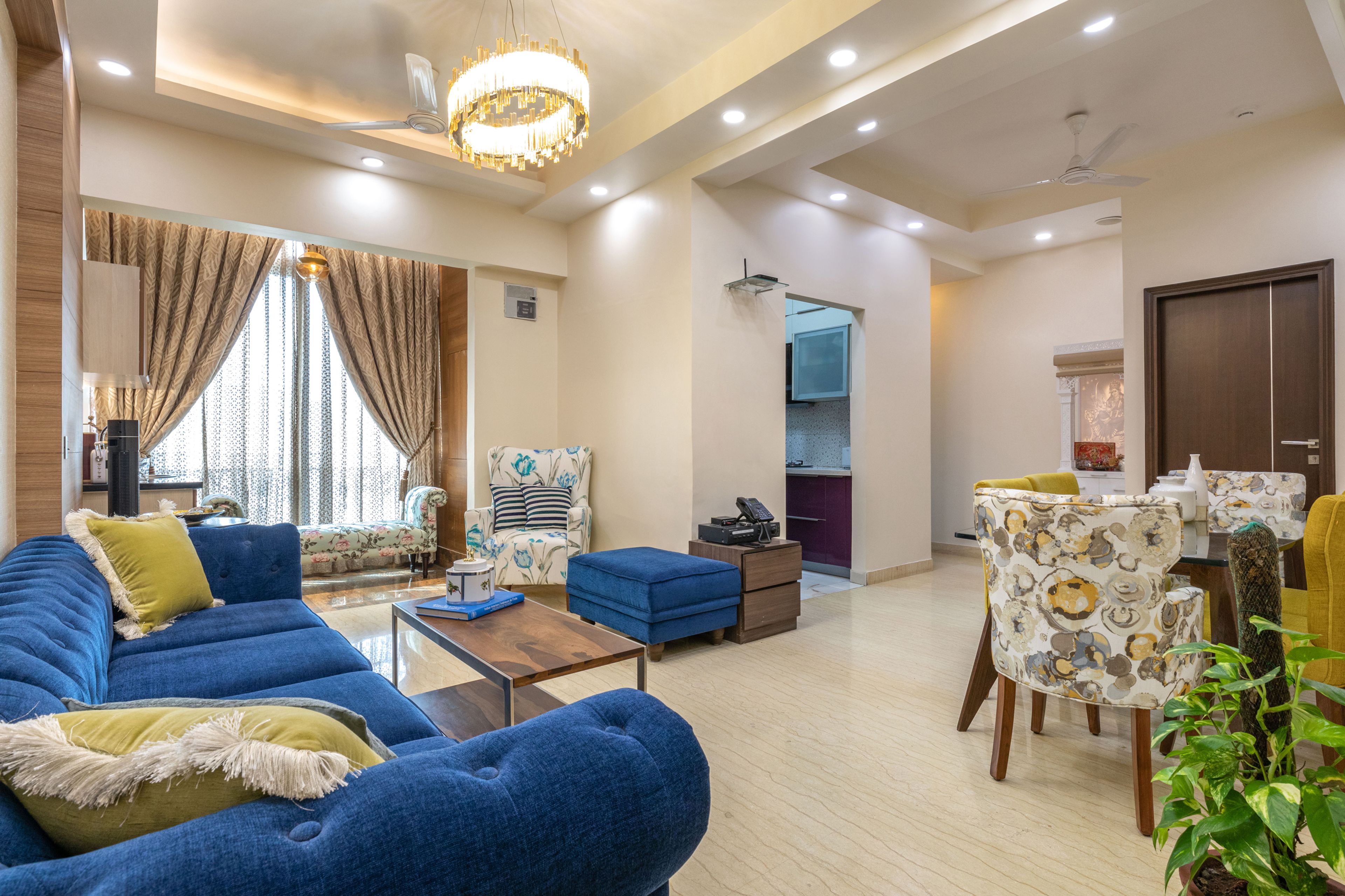 Spacious Living Room - Livspace