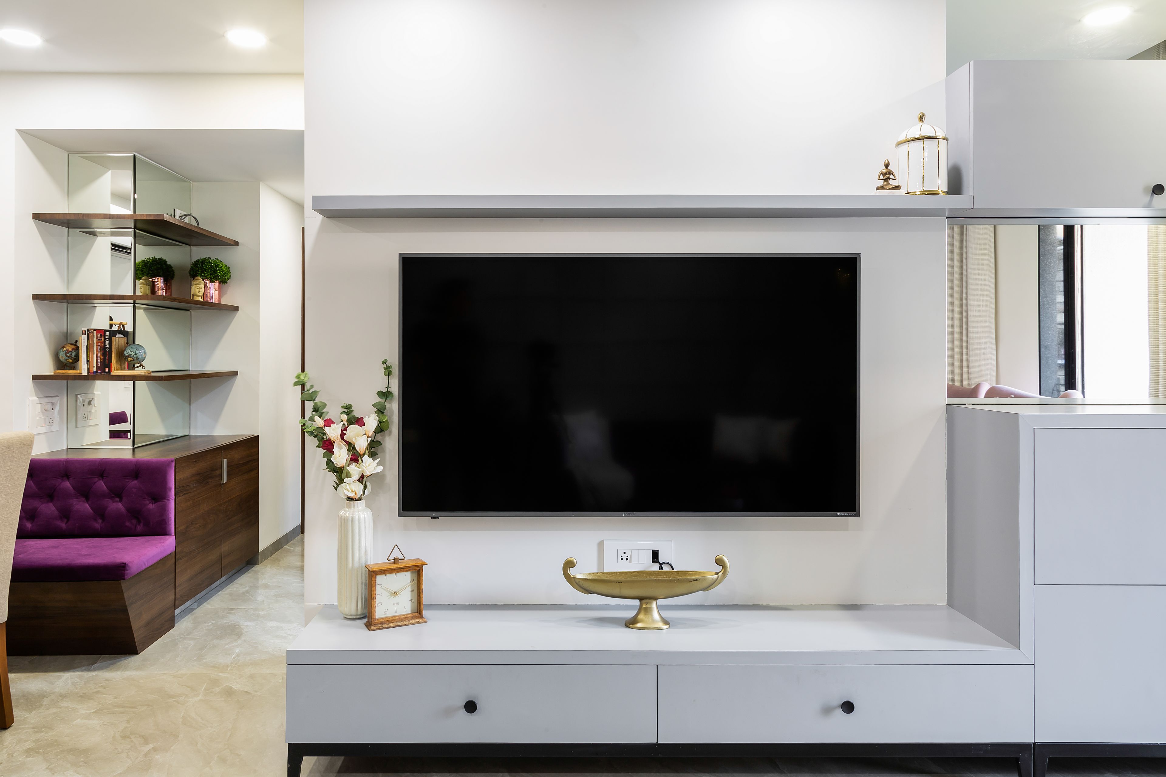 Contemporary Living Room Design – Livspace